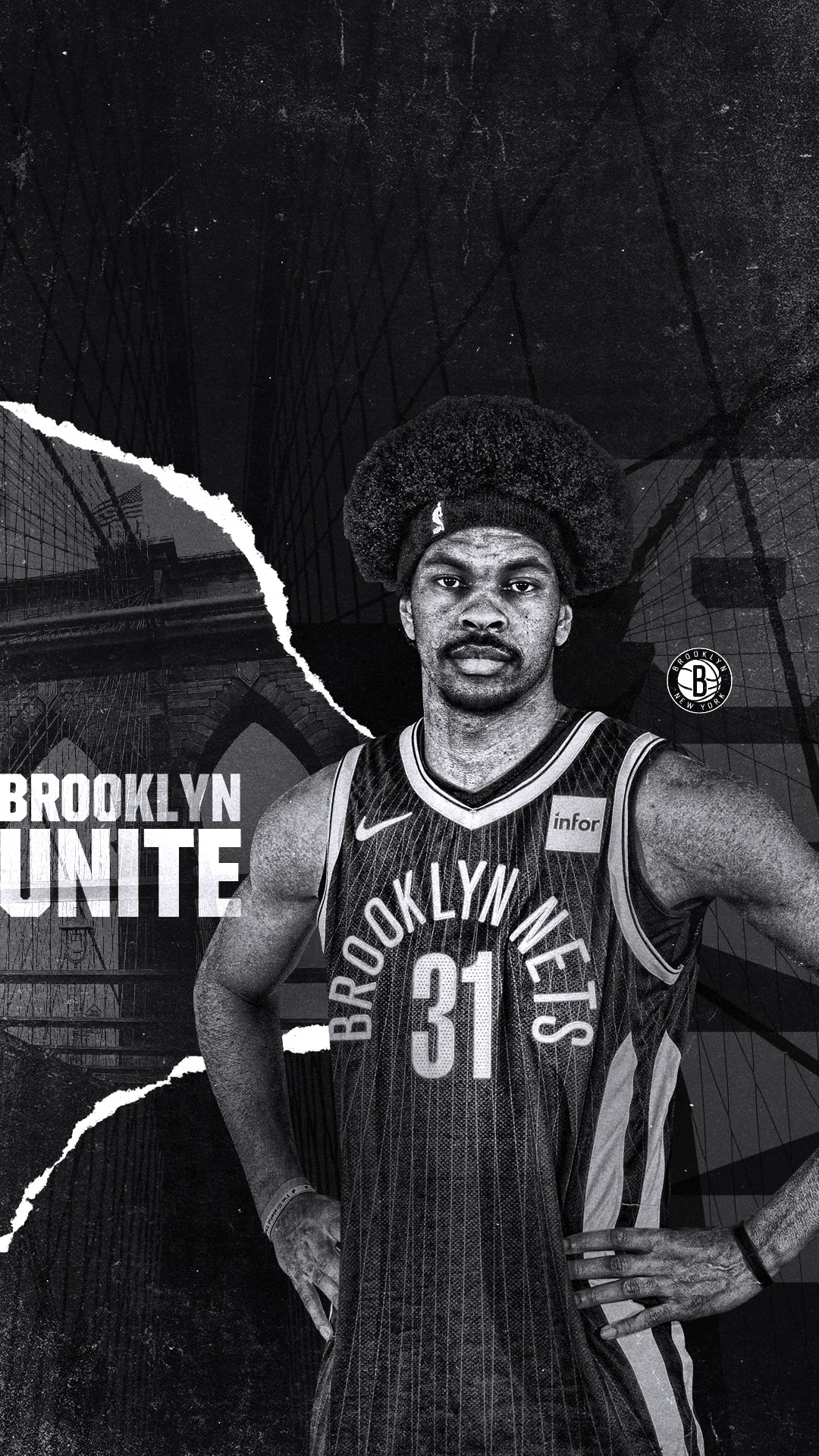 Brooklyn Nets iPhone Wallpaper Basketball Wallpaper