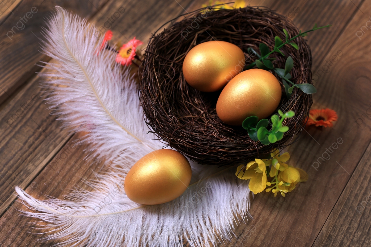 Golden Egg Background Illustration, Easter Eggs, Easter, Egg Background Image for Free Download