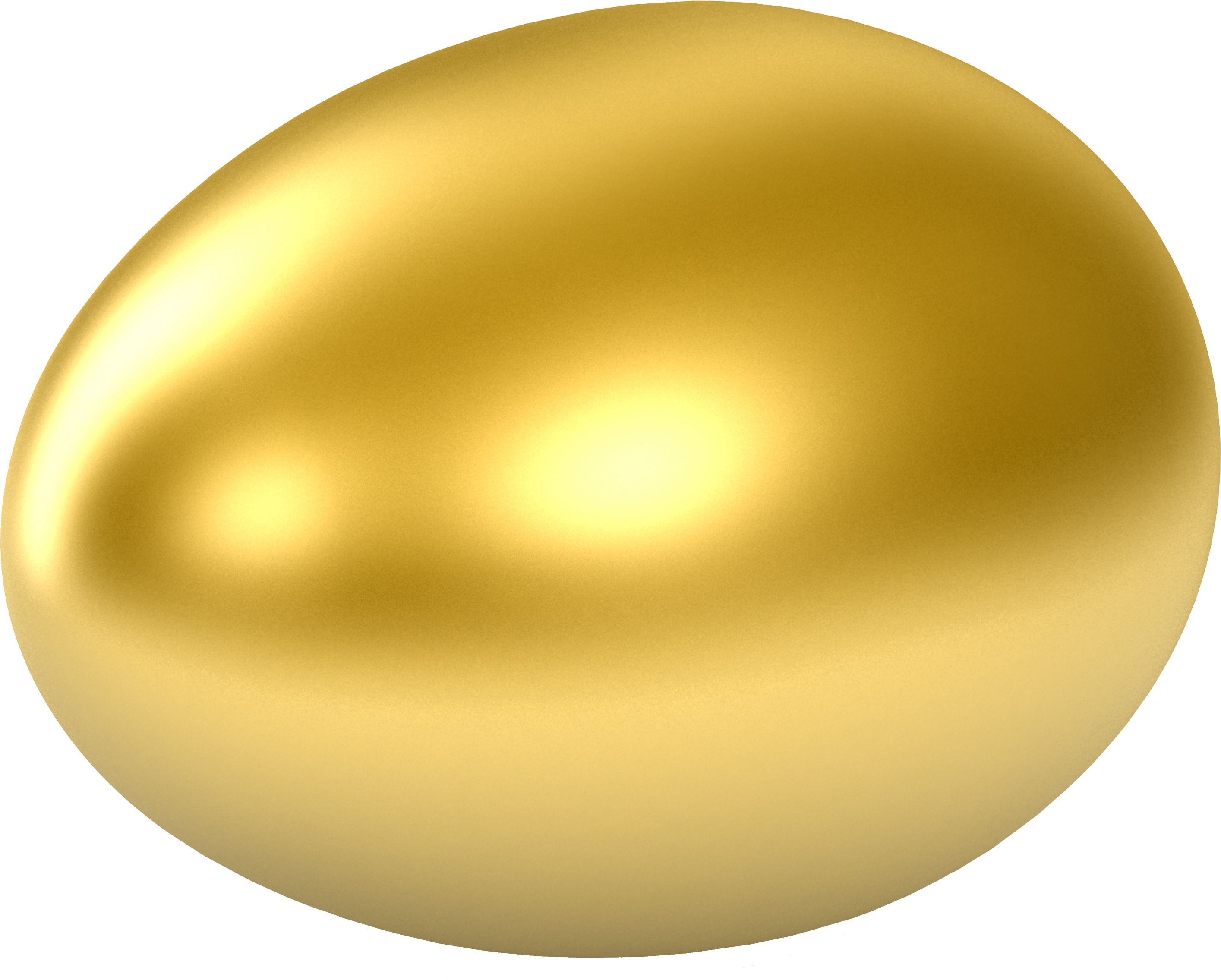 Gold Easter Egg Transparent PNG