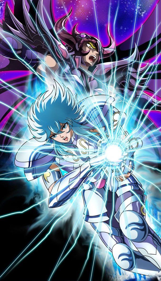 Orphee Vs. Radamanthys Seiya (Exclusive) by FernanDohko. Saint seiya, Good anime series, Zodiaco anime