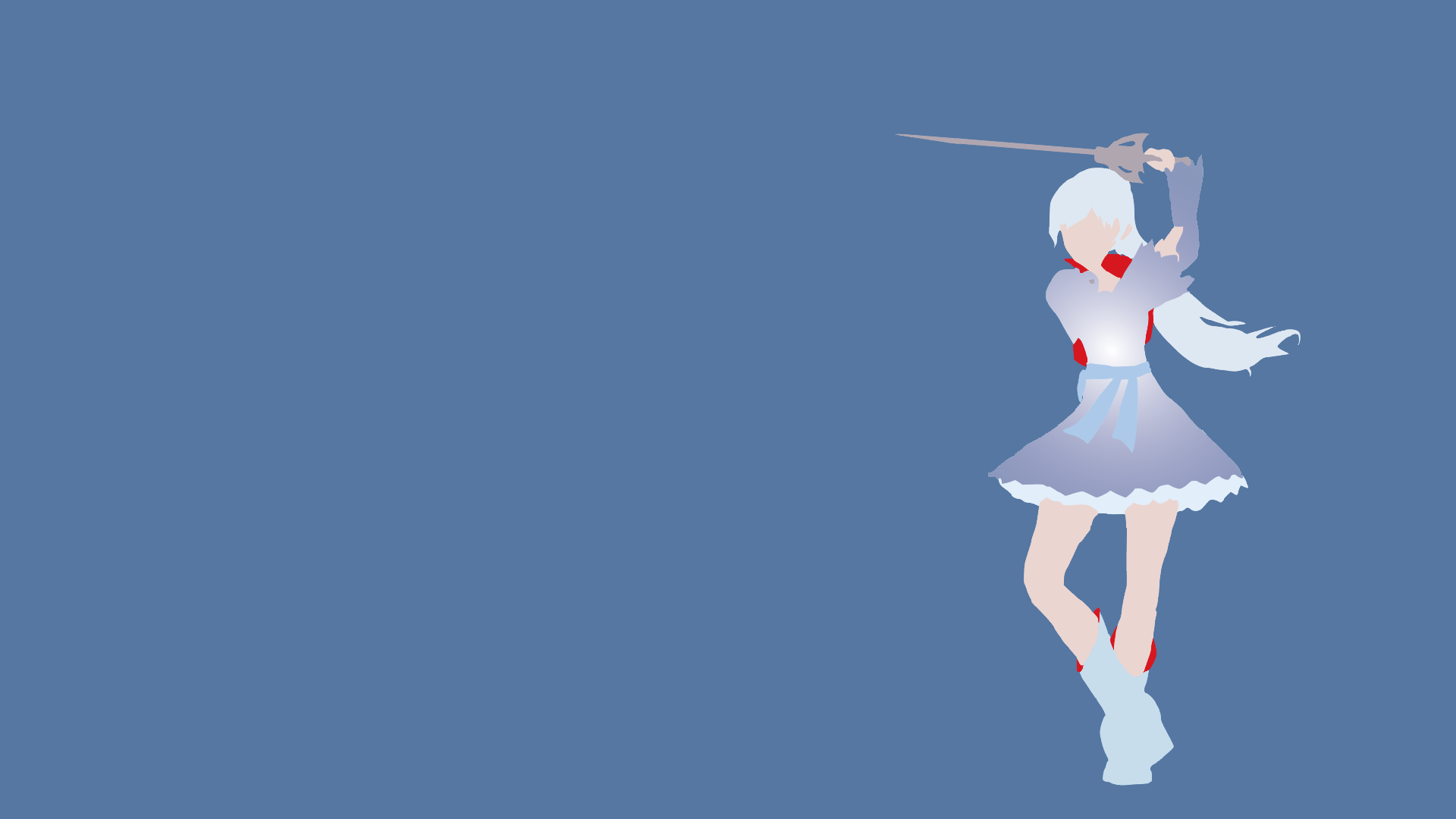Minimalist Weiss wallpaper