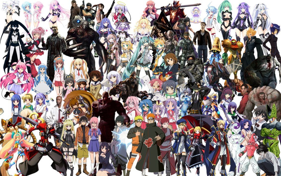 Popular Anime Characters Wallpaper