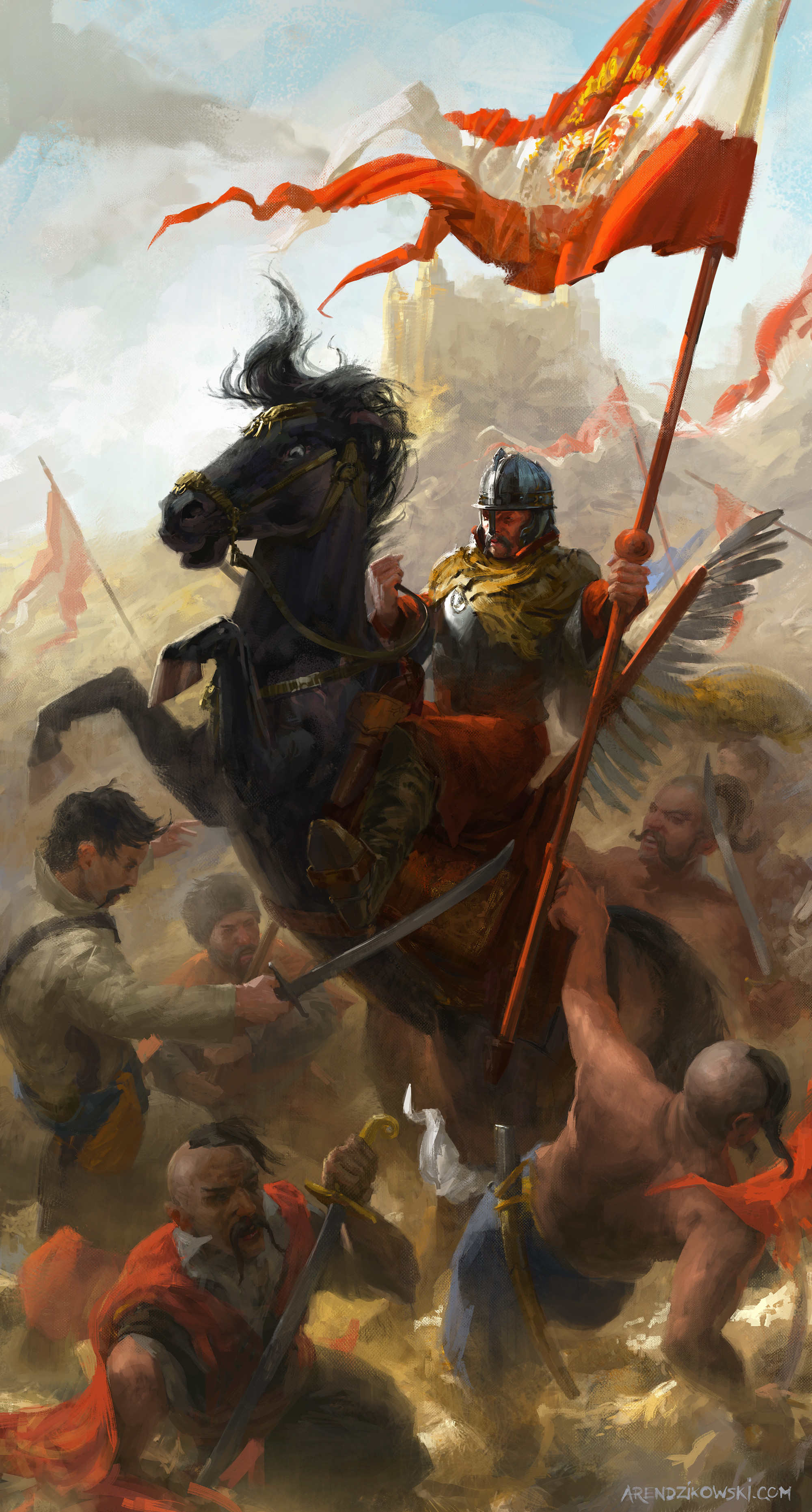 Sarmathia Winged Hussar Bannerman