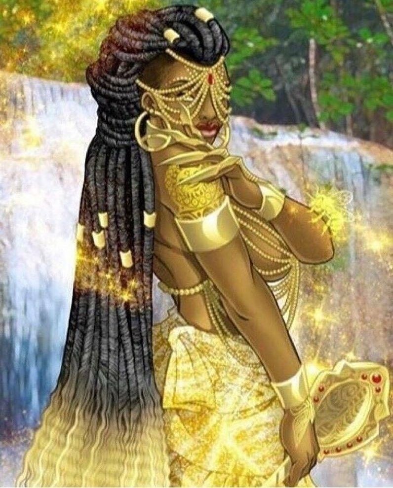 iya darasia let's talk about #Oshun today and clear up some of these misconceptions about my Mother. A thread ⏬