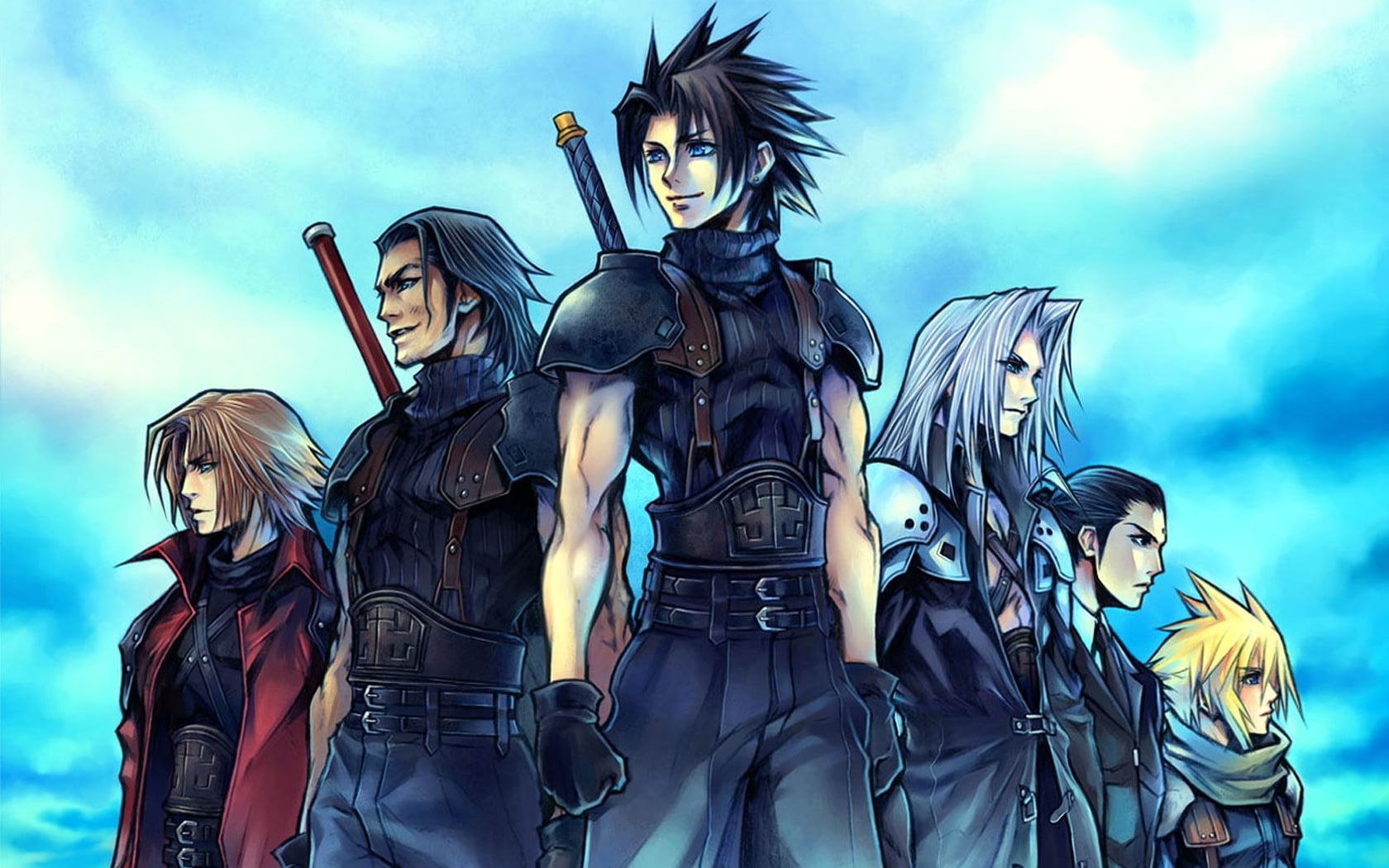 cloud and zack final fantasy wallpaper