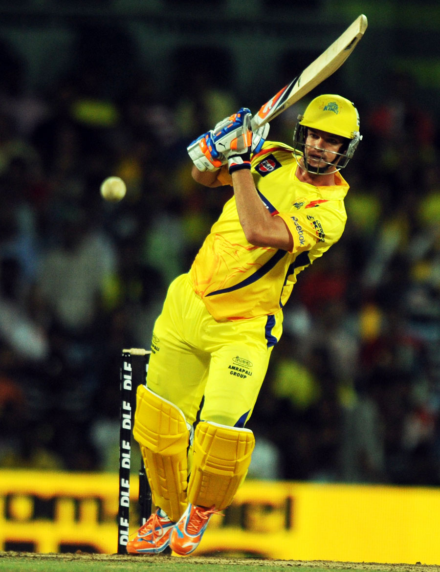 Albie Morkel hit some big shots in the last over. Photo. Indian Premier League