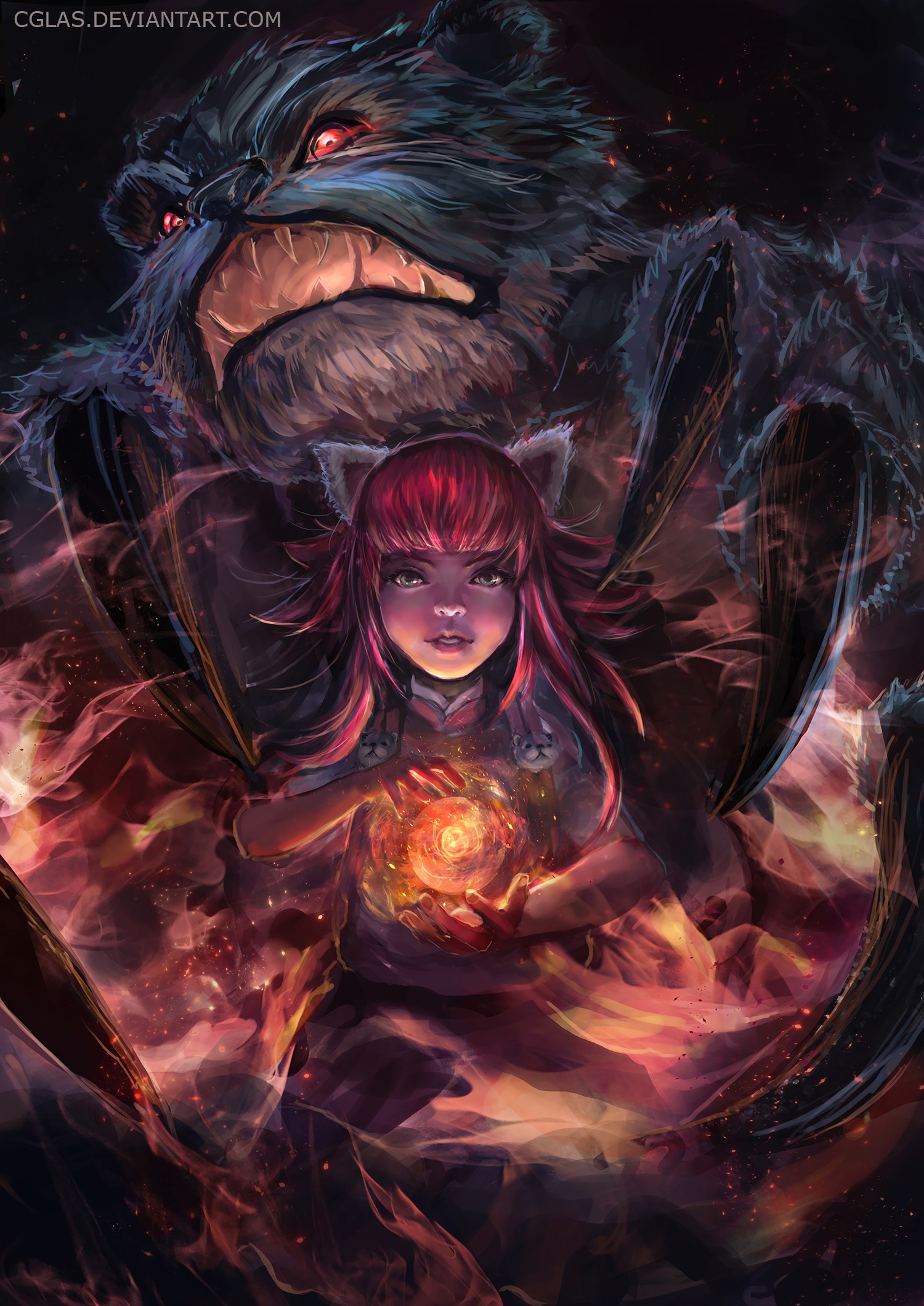 Red Riding Annie Wild Rift Splash Art  League of Legends LOL 4K  wallpaper download