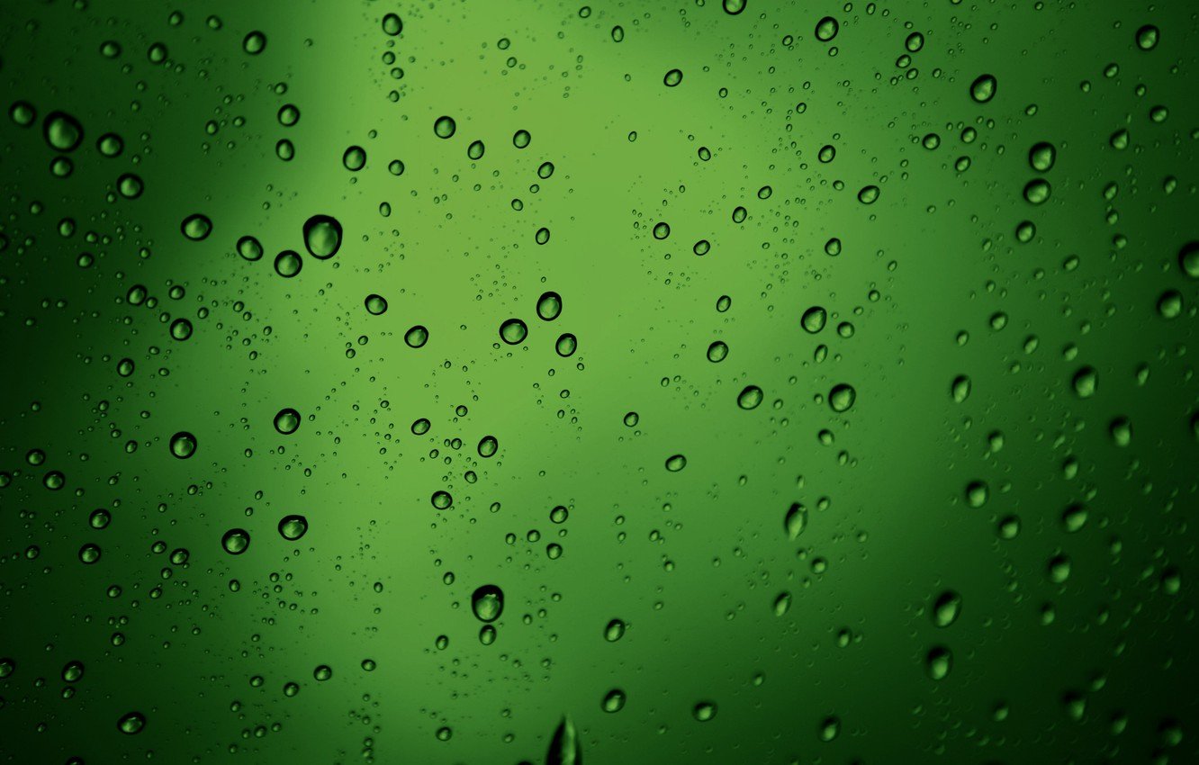 Wallpaper drops, macro, bubbles, texture, green, bubbles, water drops style, green texture image for desktop, section текстуры