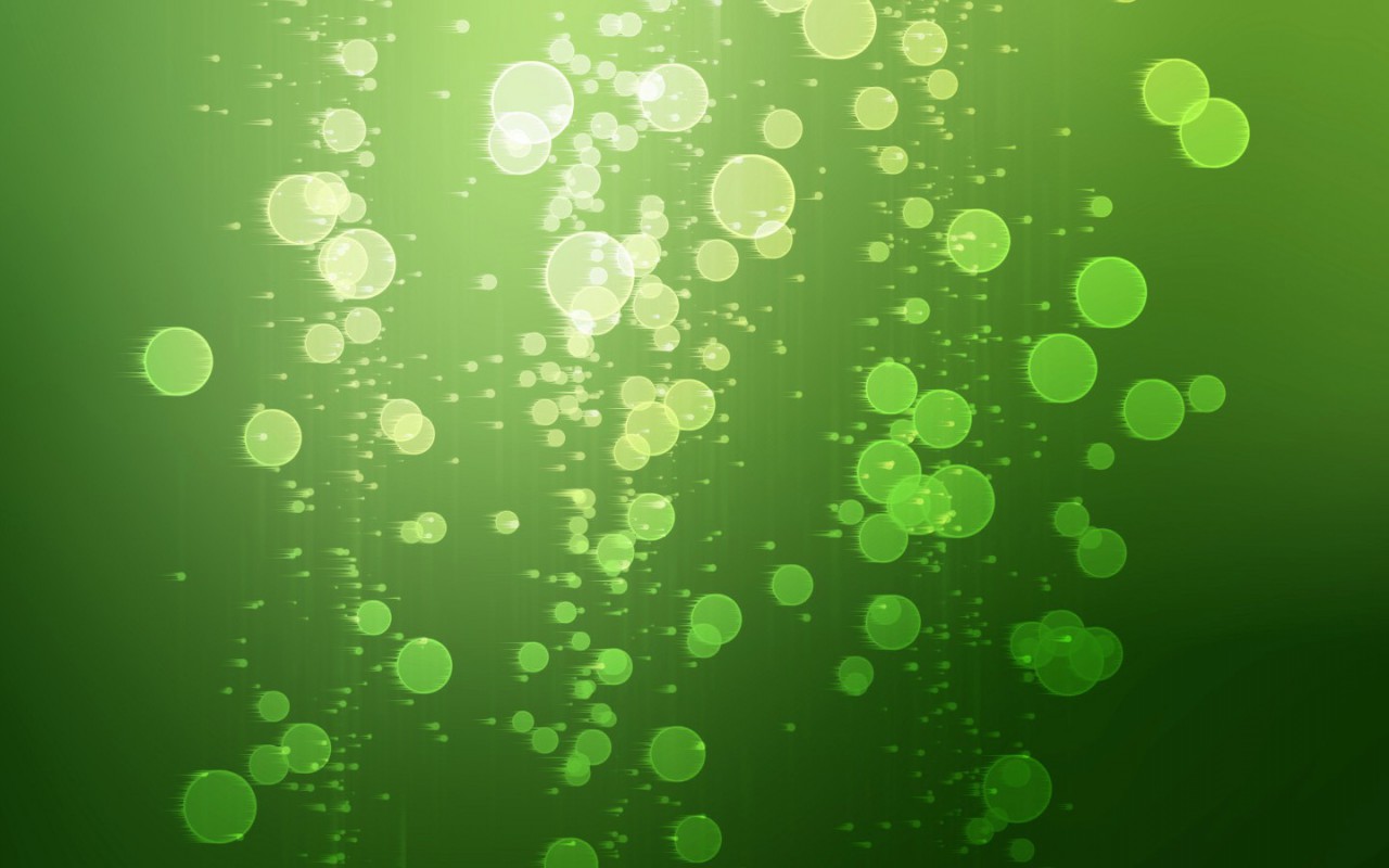 Green Bubbles 30931 1280x800px