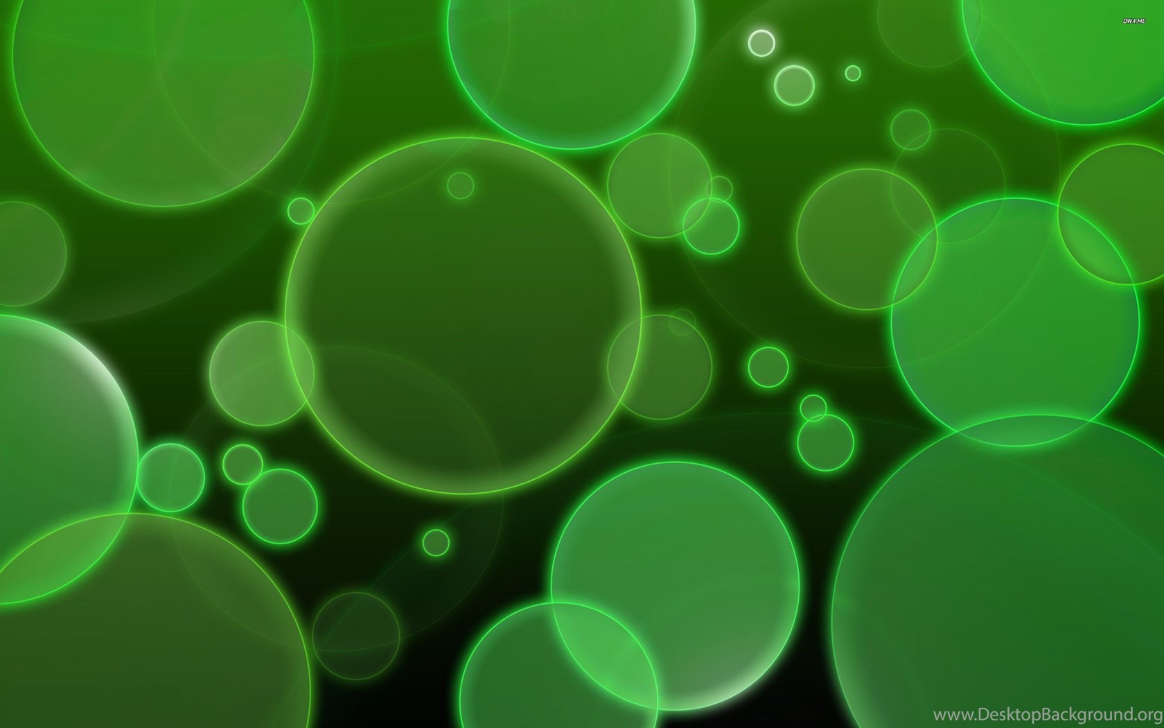 Green Bubbles Wallpaper Abstract Wallpaper Desktop Background