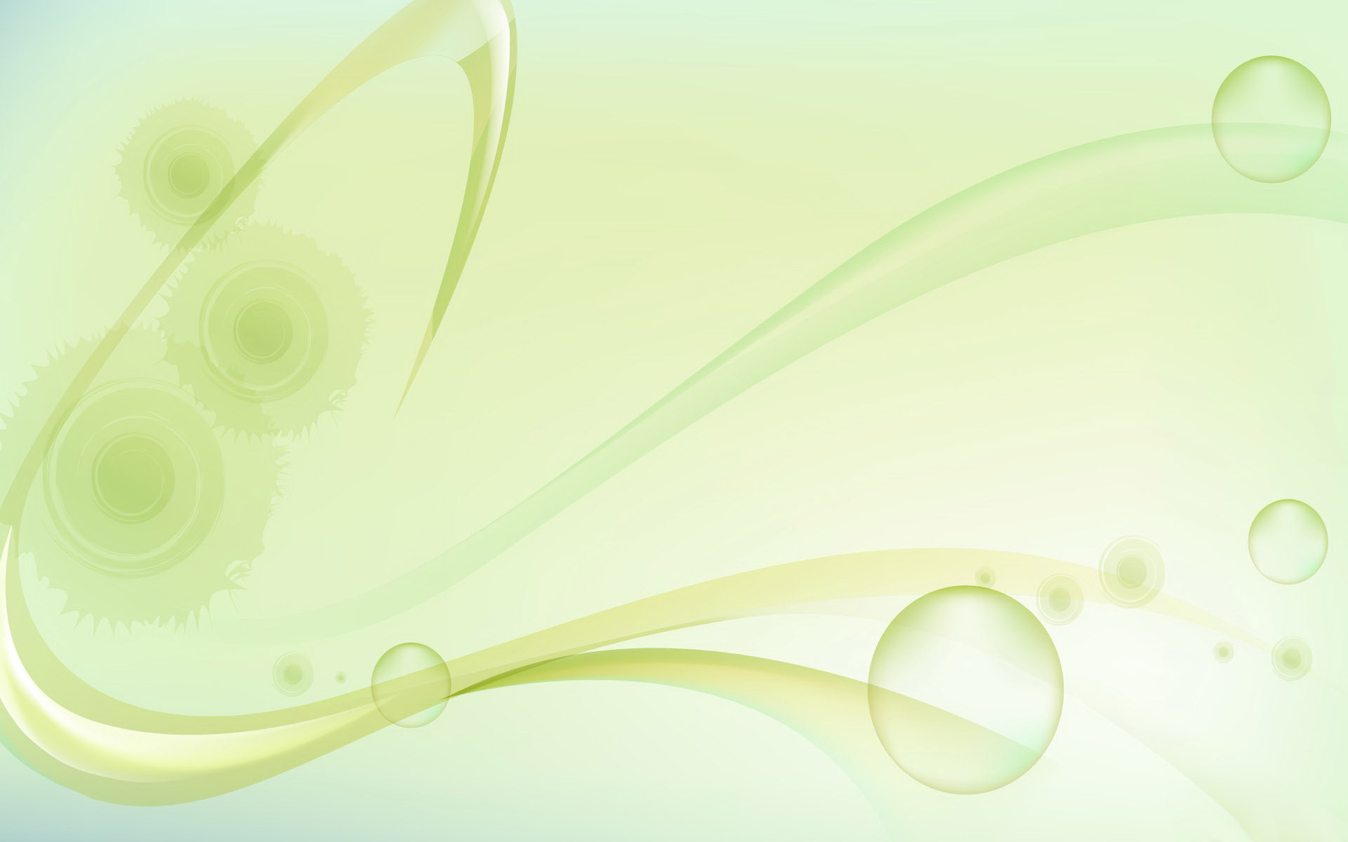 Green Bubbles Background 30930 1920x1200px