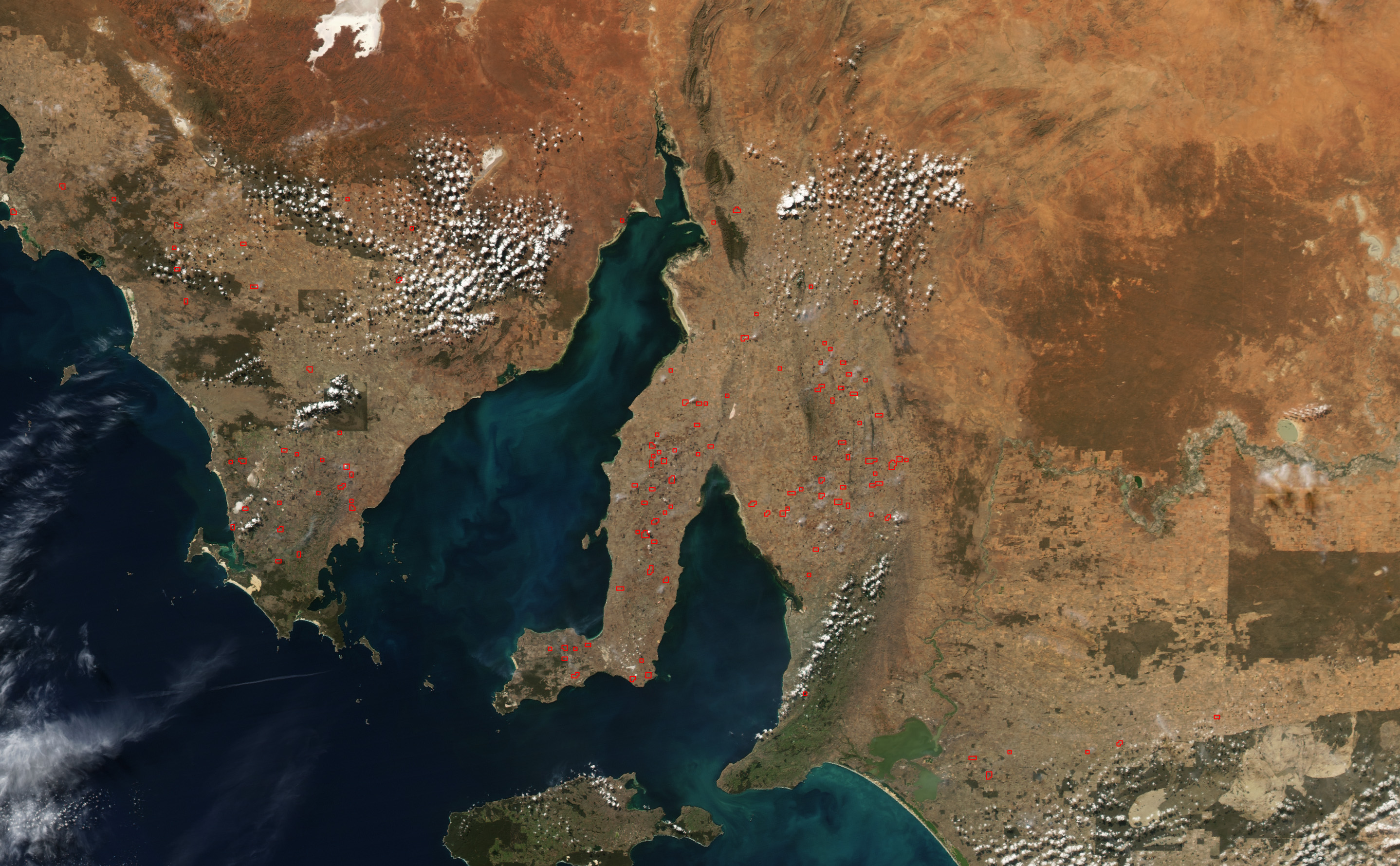 Fires in South Australia