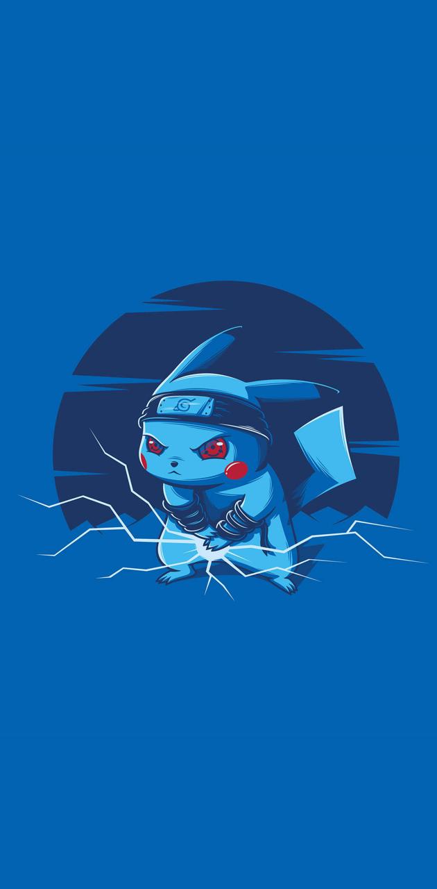 Blue Pikachu Ninja wallpaper