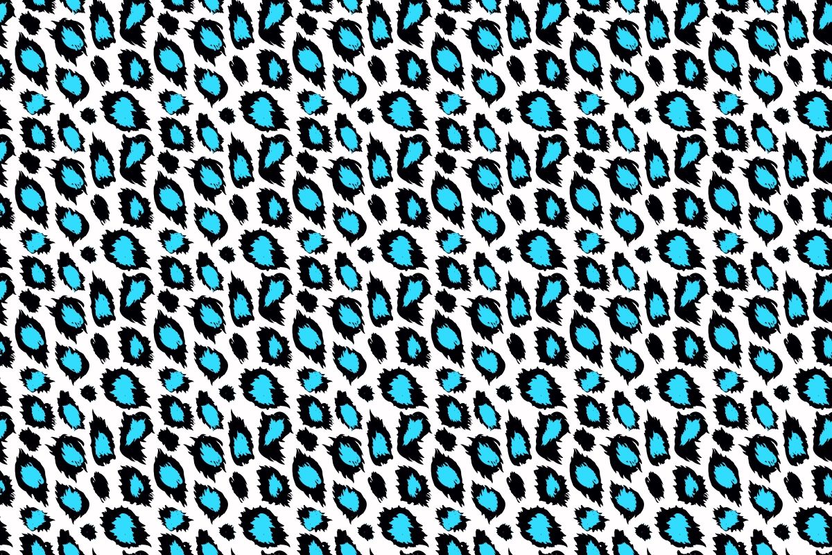 Blue Leopard Print Wallpaper Free Blue Leopard Print Background