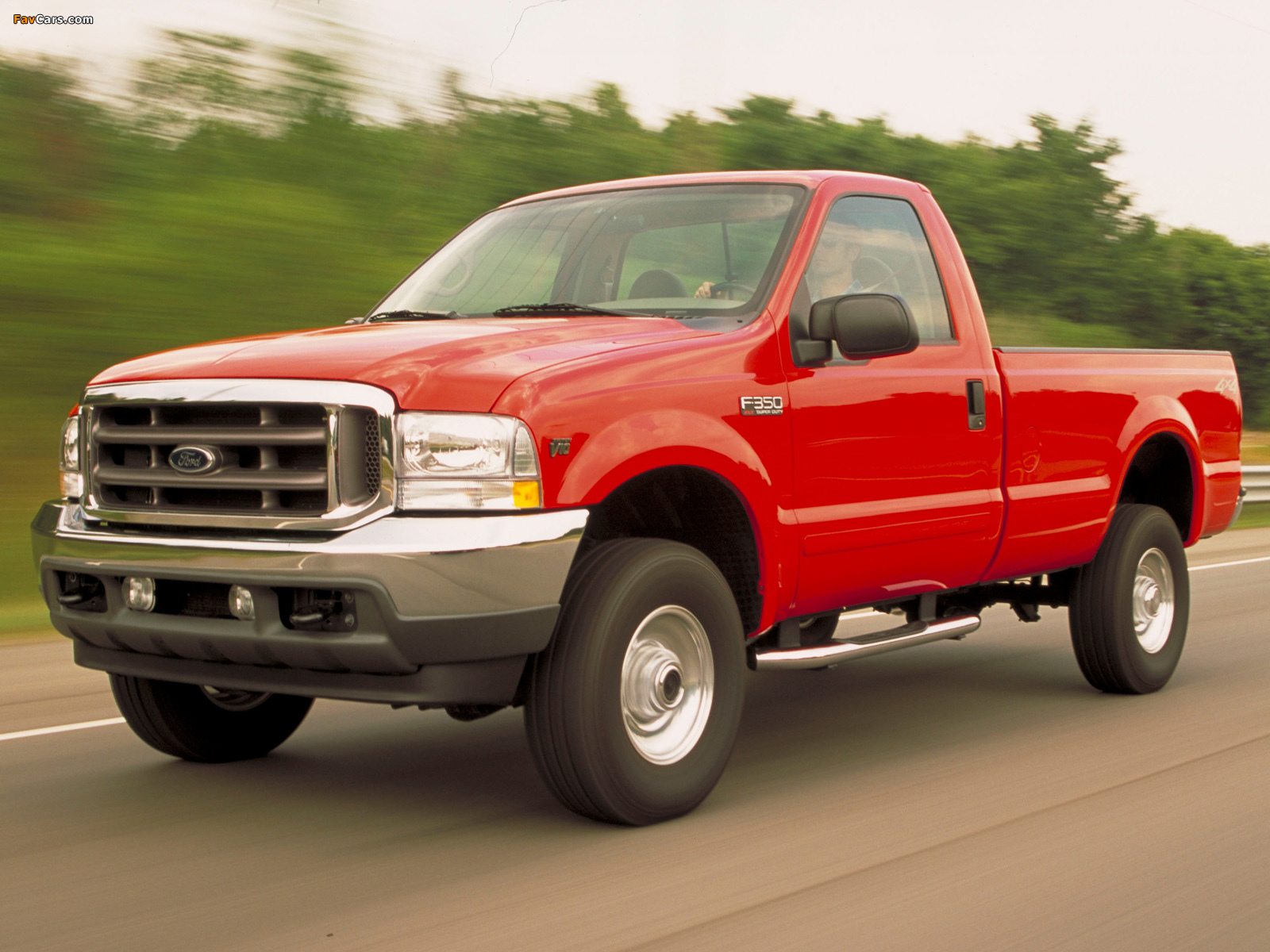 Ford F 350 Super Duty Regular Cab 1999–2004 Wallpaper (1600x1200)