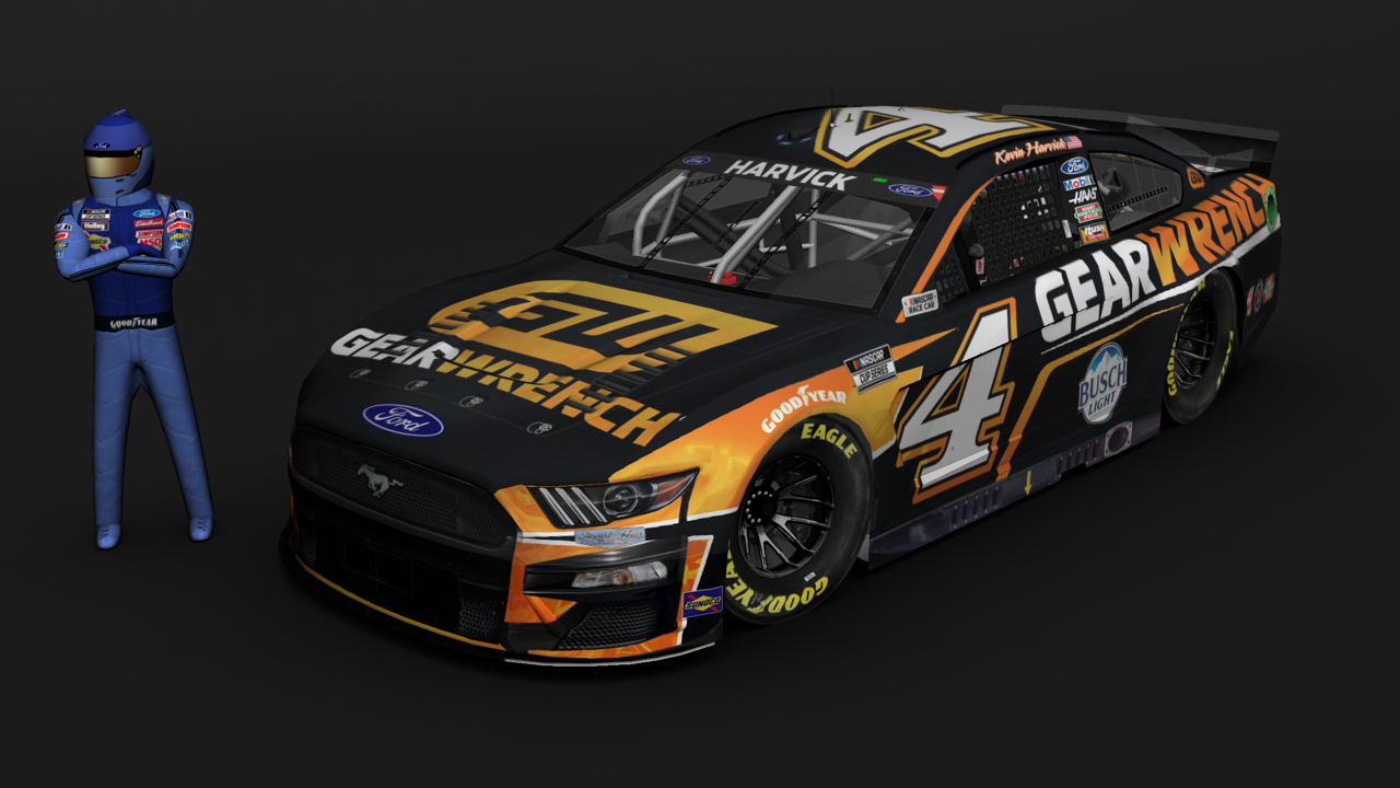 2022 Kevin Harvick GearWrench Mustang