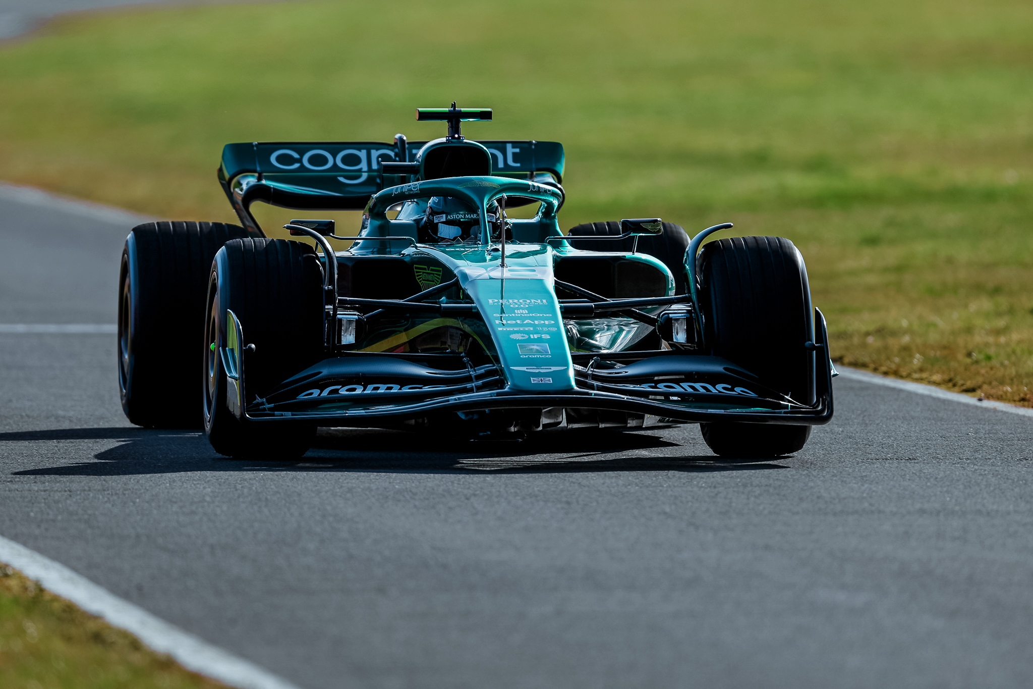 First 2022 F1 car hits track as Aston Martin holds shakedown