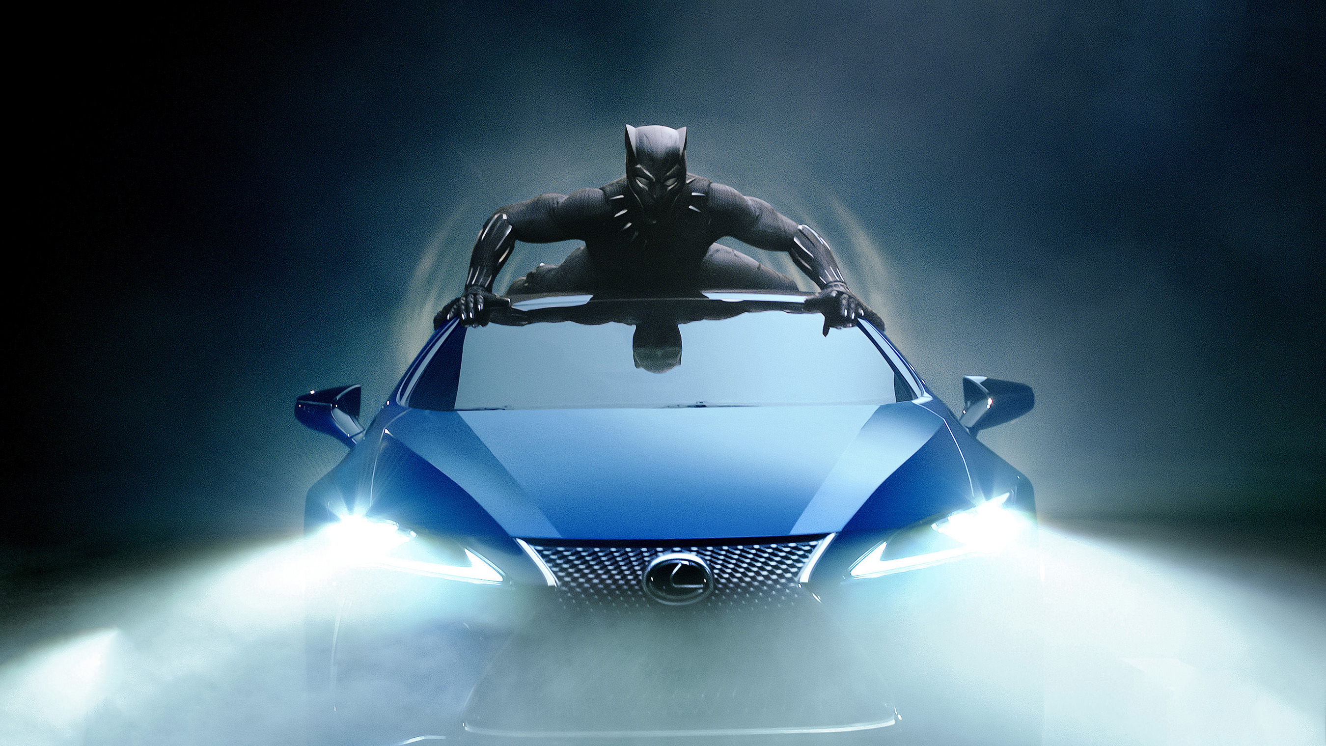 Lexus Black Panther LC 500 2018 Car 720P HD 4k Wallpaper, Image, Background, Photo and Picture