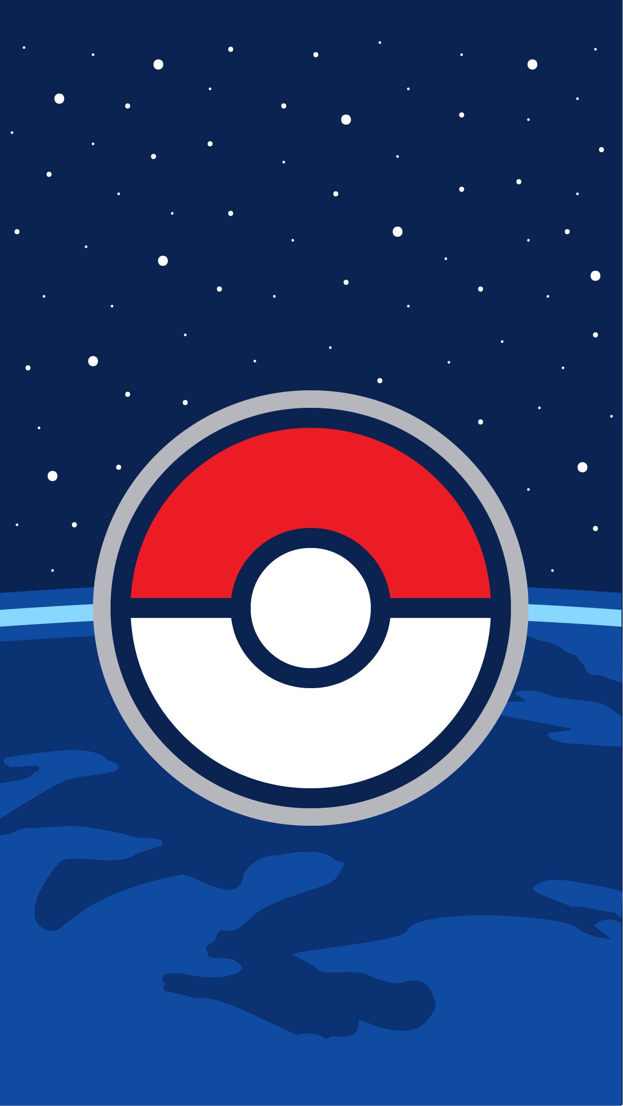 Minimal Pokemon GO Wallpaper for iPhone 8 Plus
