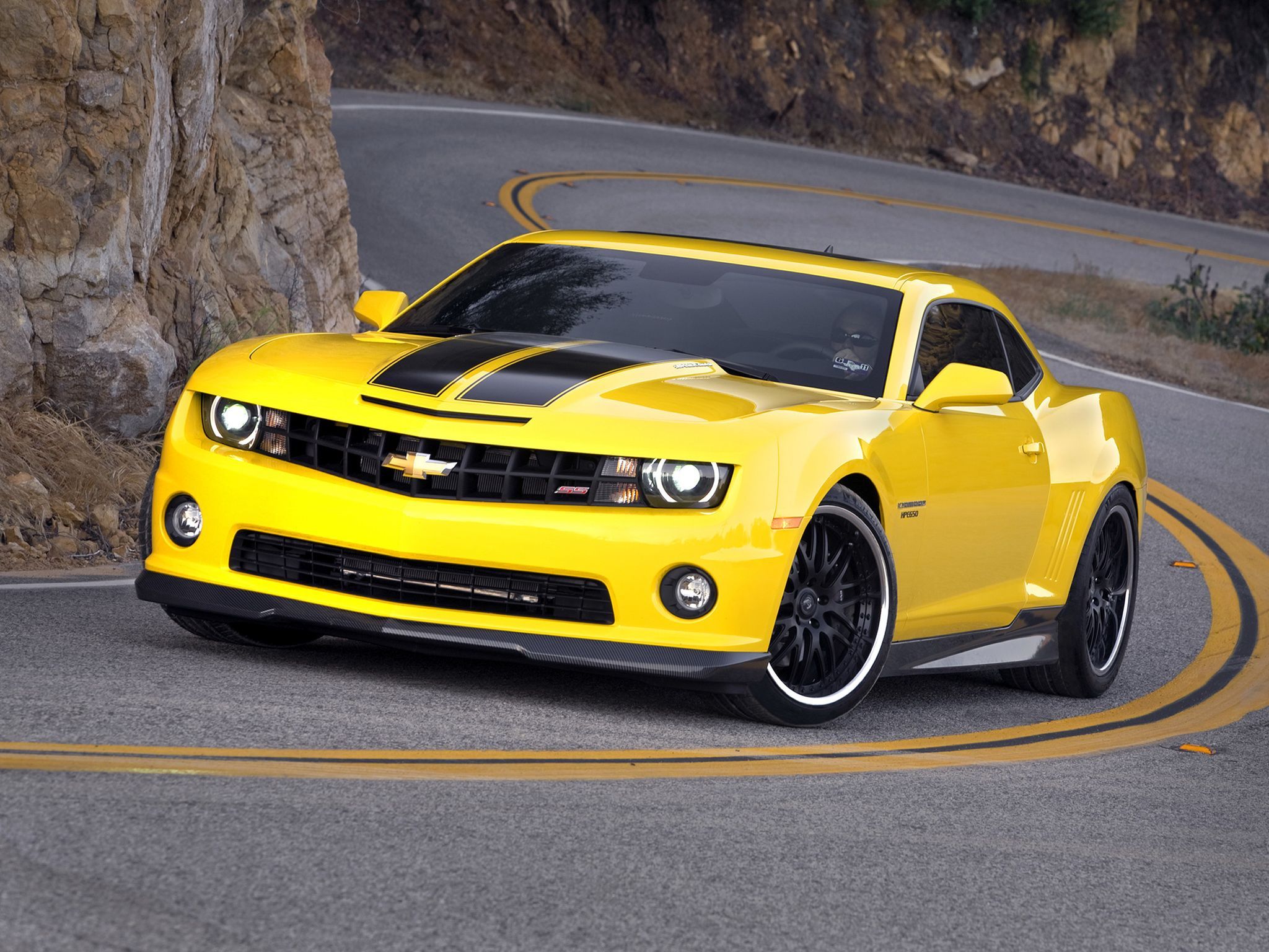 Yellow Camaro Wallpaper