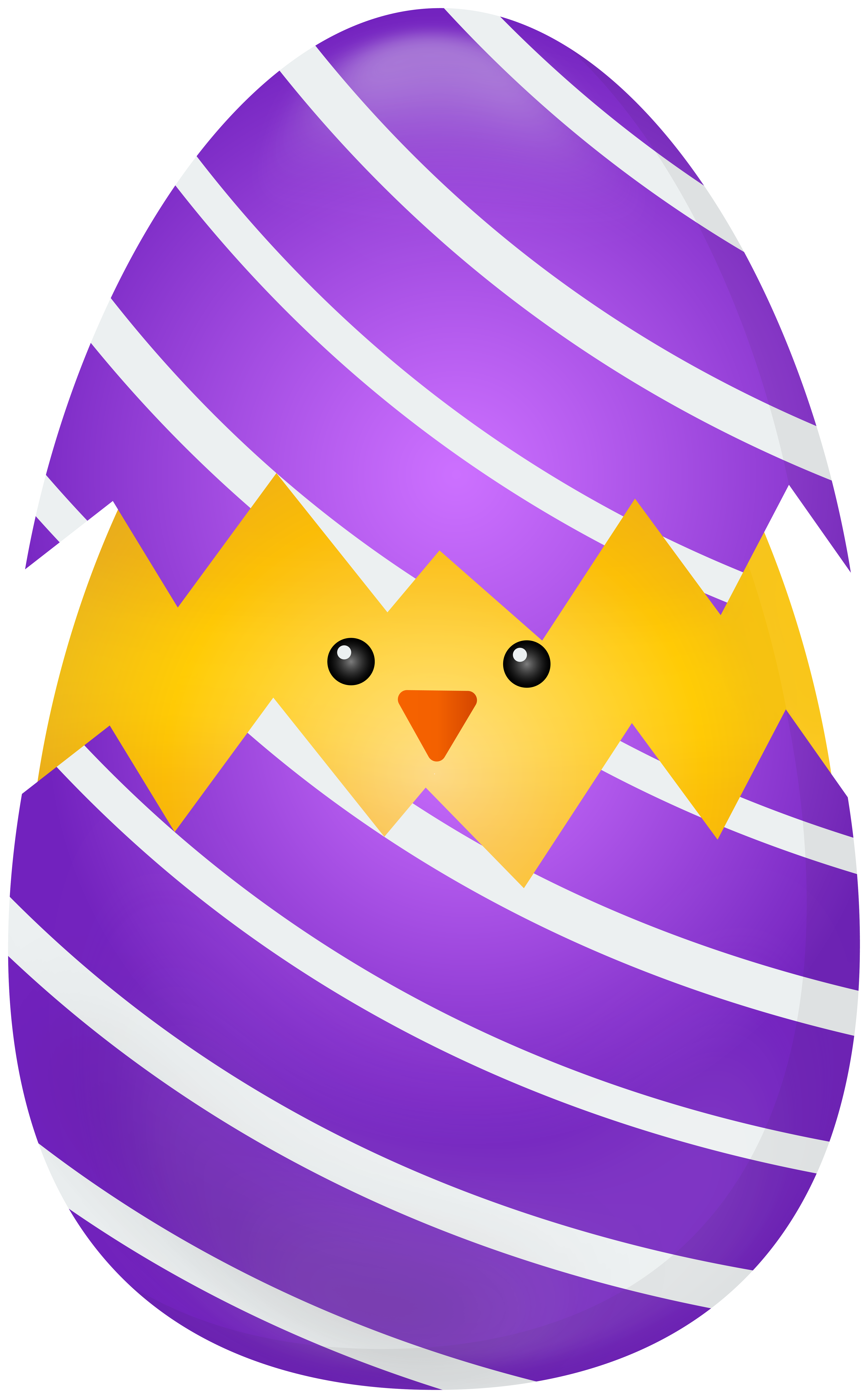 Chicken in Purple Easter Egg Clipart​-Quality Free Image and Transparent PNG Clipart