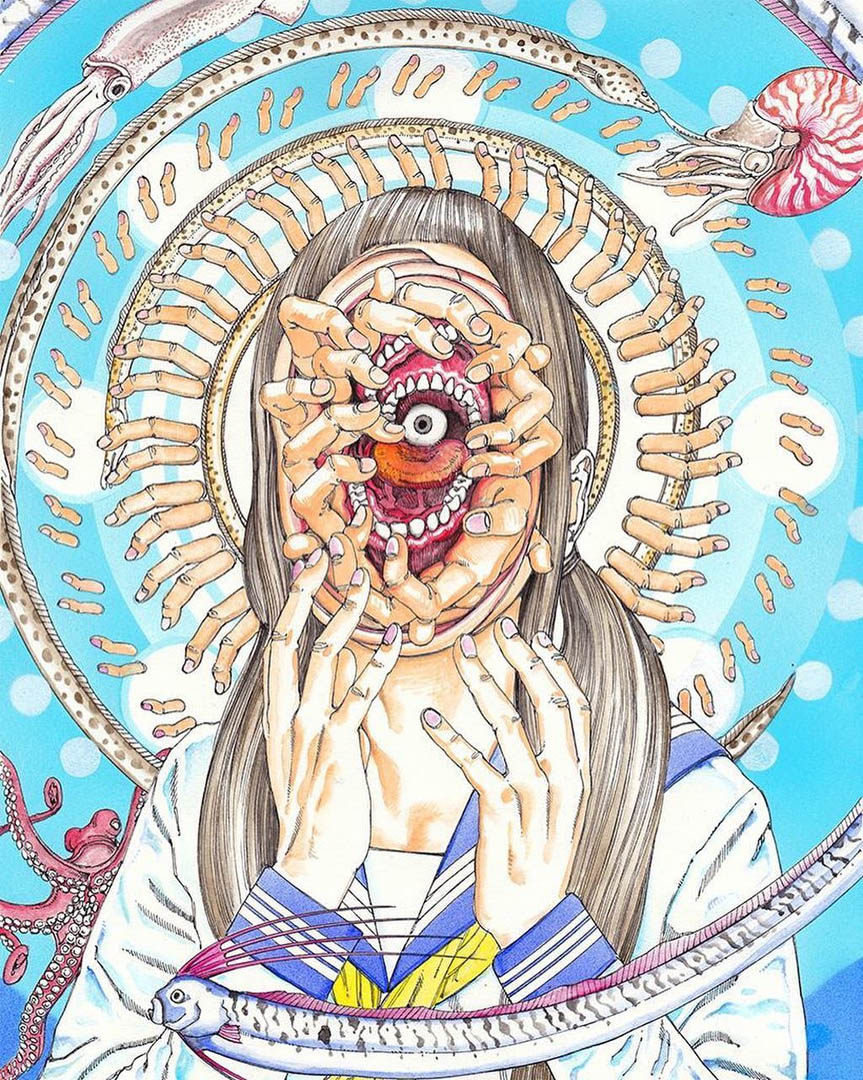 BetweenMirrors.com. Reflections In Art + Culture: The Ero Guro Horror Art of Shintaro Kago