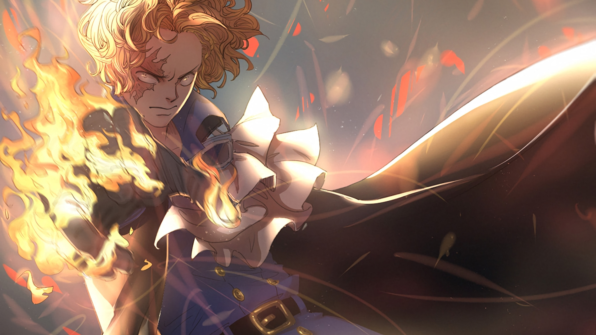 Wallpaper Angry Anime Boy, Vinsmoke Sanji, One Piece One Piece HD