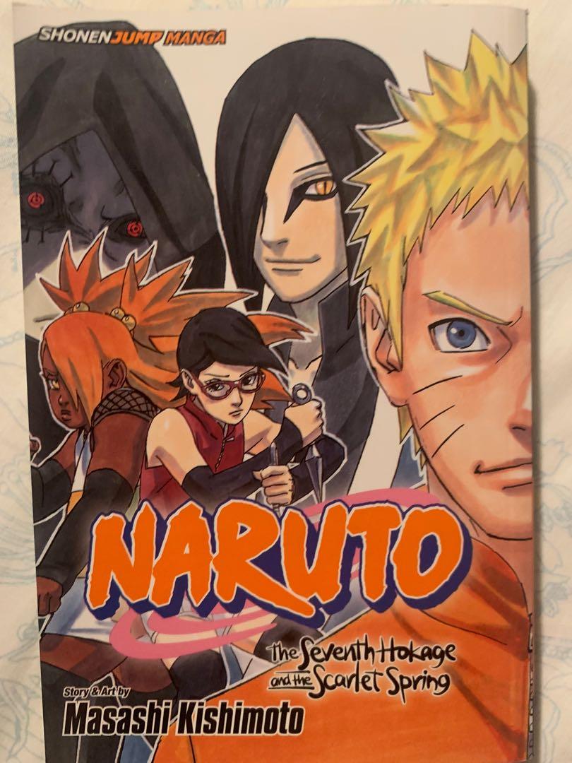 Naruto Manga The Seventh Hokage and the Scarlet Spring, Hobbies & Toys, Books & Magazines, Comics & Manga on Carousell
