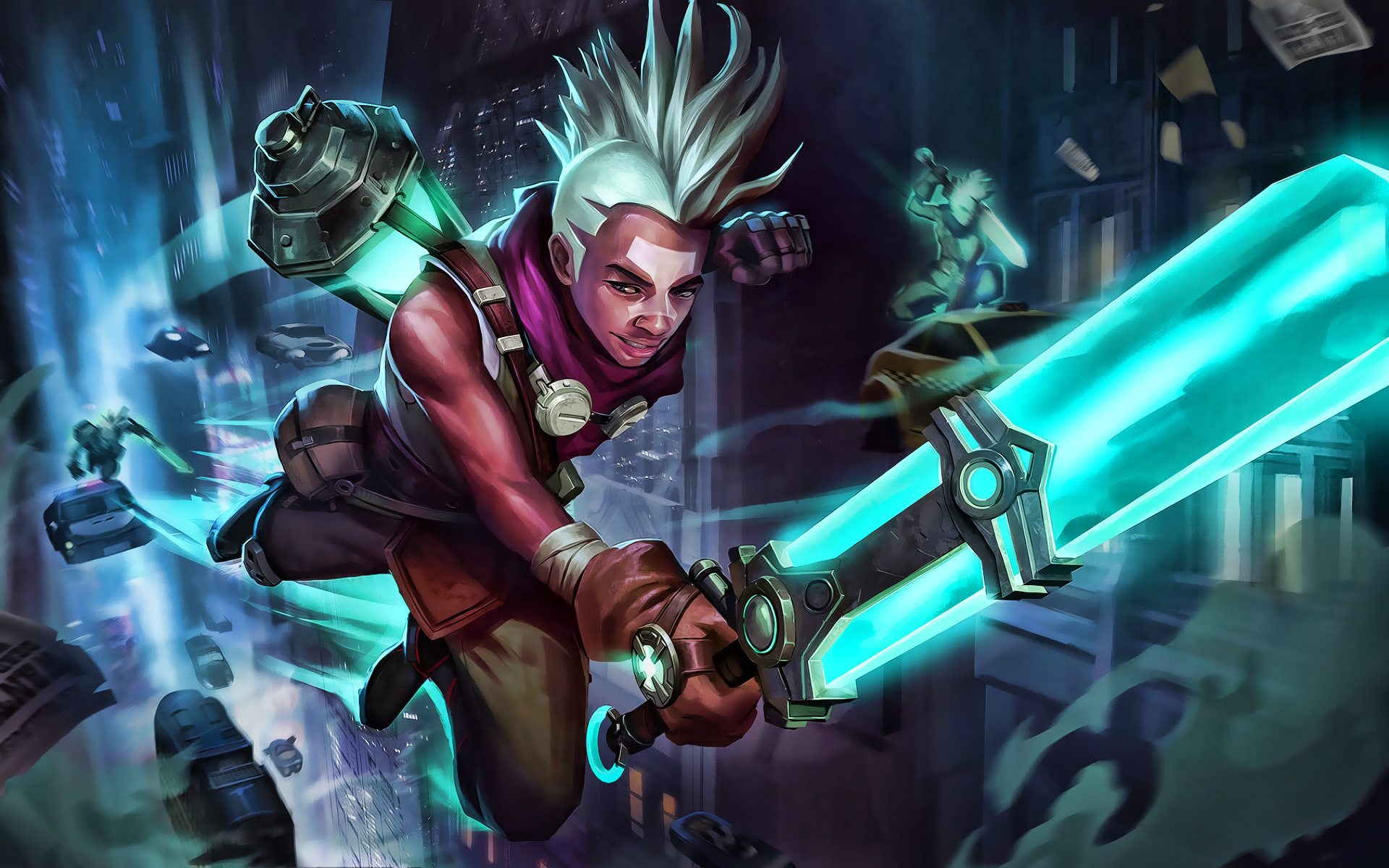 Ekko Arcane Series Wallpaper iPhone Phone 4K 5131e