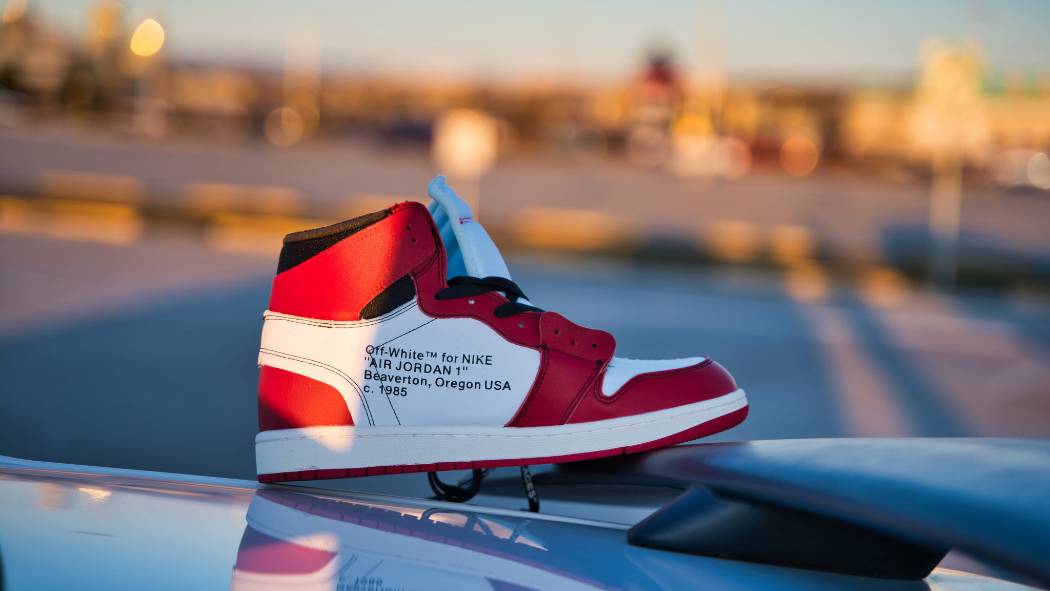 Wallpaper White, Black, And Red Air Jordan 1 Shoe, Clothing, Apparel, Footwear • Wallpaper For You