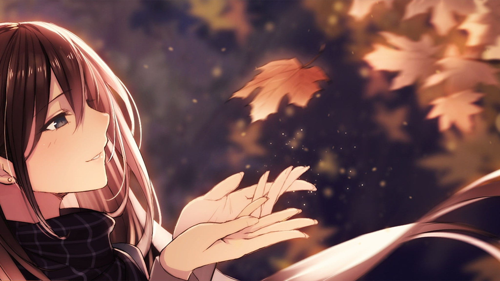 Wallpaper: Woman Anime Character, Brown Haired Girl Anime • Wallpaper For You