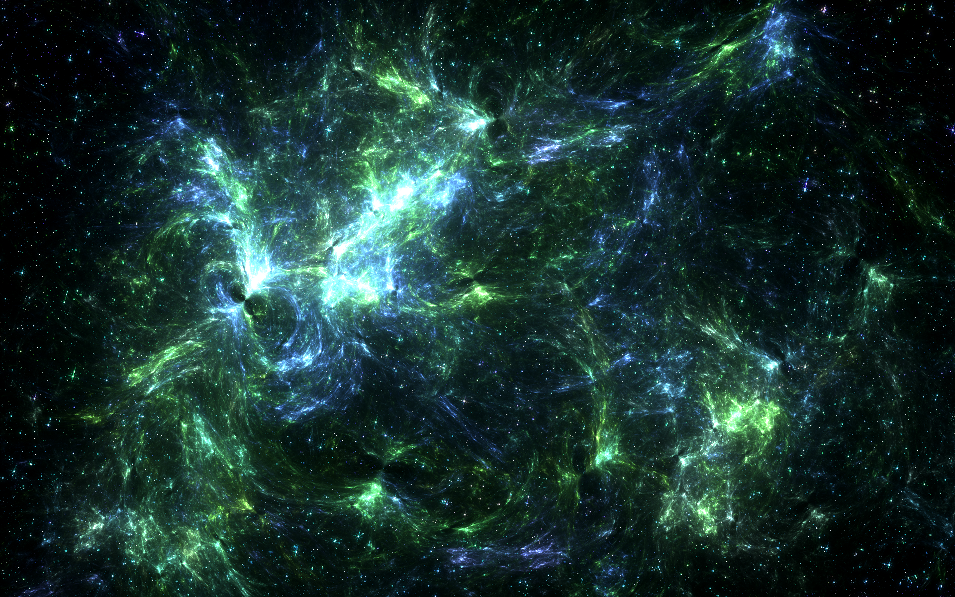 Green Nebula Wallpaper
