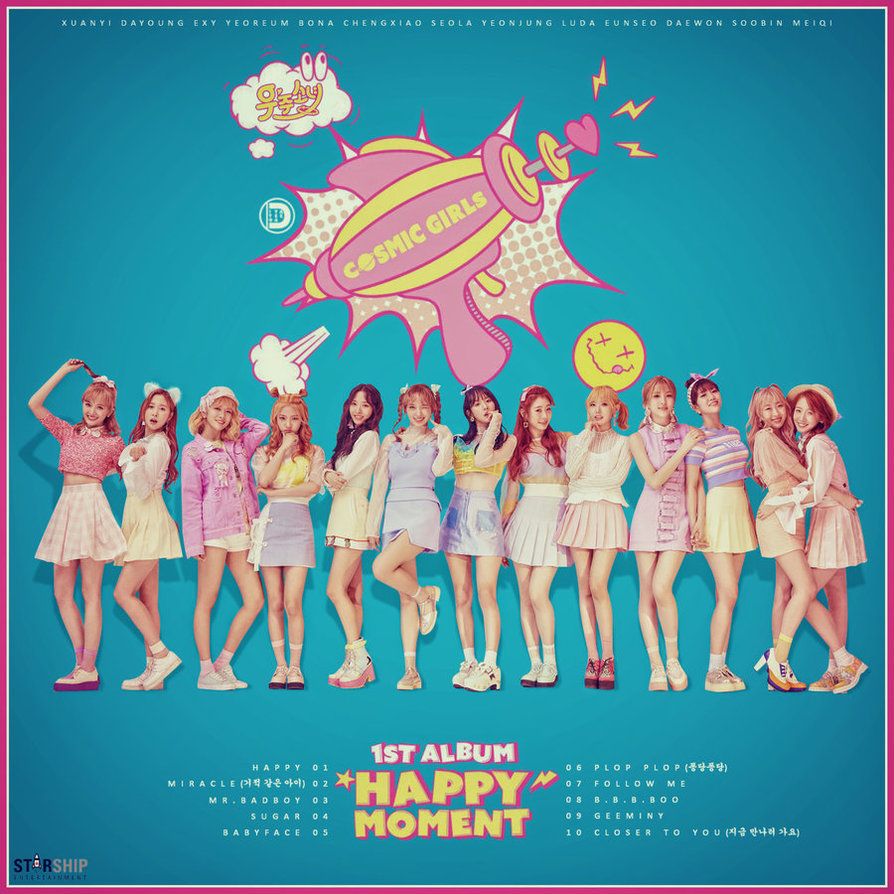 WJSN 1st Album, Happy Moment by DiYeah9Tee4. Cosmic girls, Album, In this moment