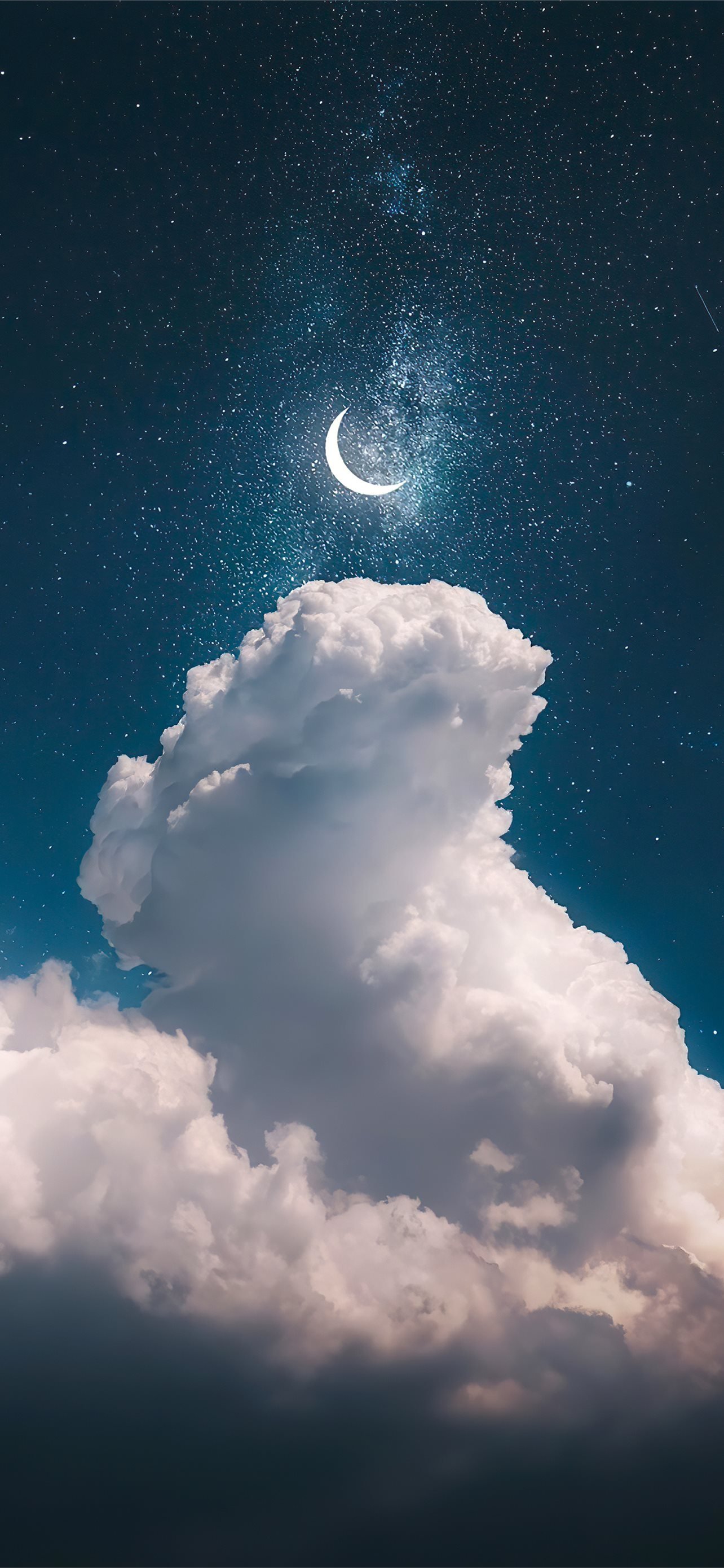 Best Crescent moon iPhone HD Wallpaper