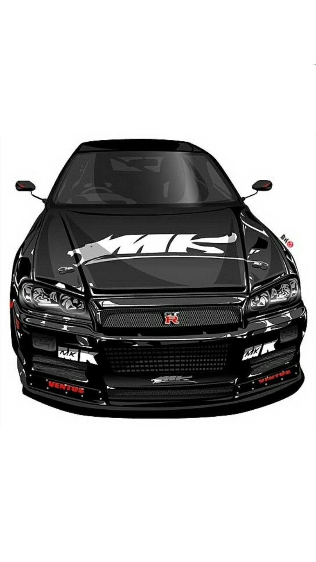 Nissan Skyline GTR Art IPhone Wallpaper Wallpaper, IPhone Wallpaper