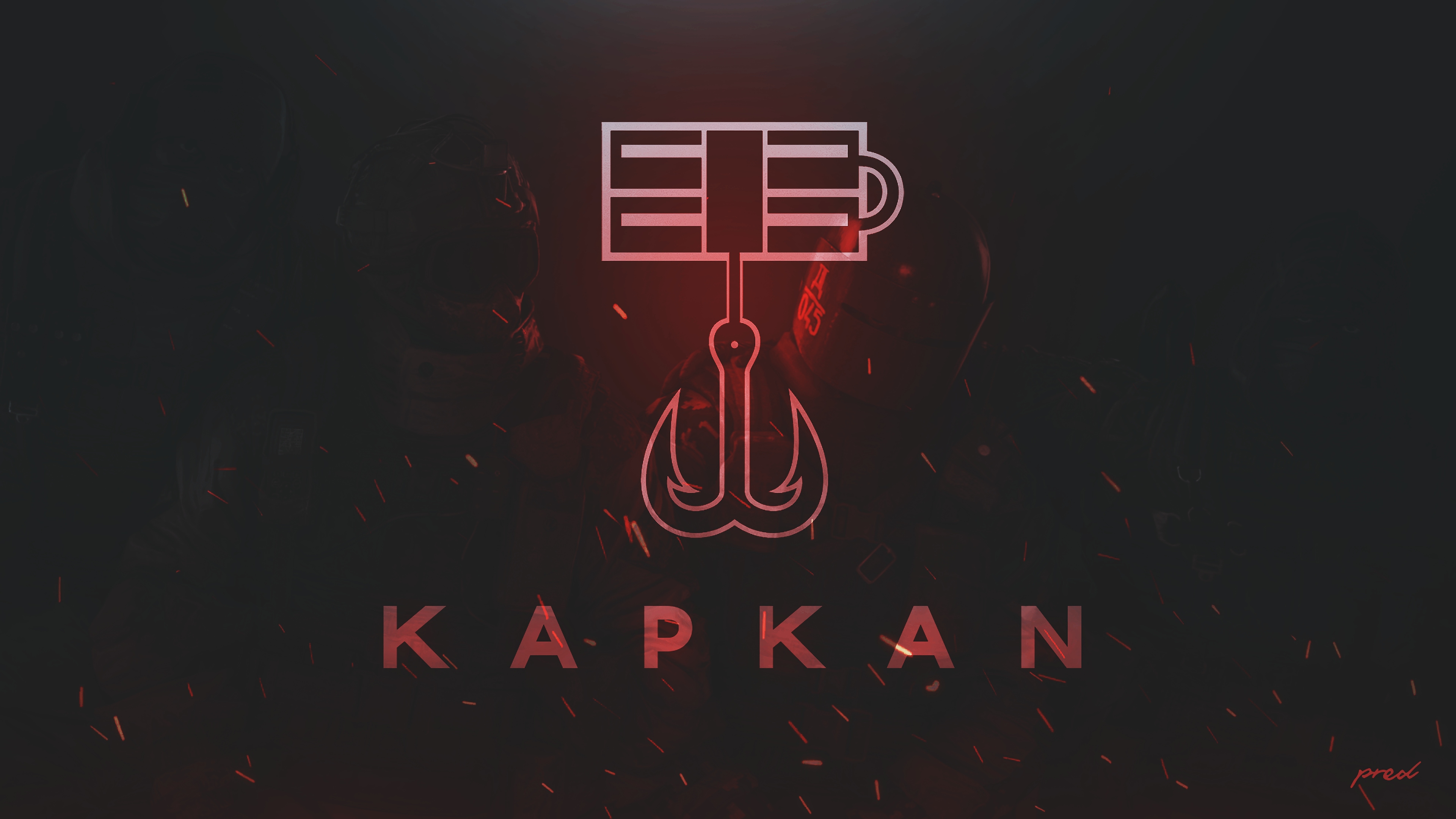 Rainbow Six Siege Kapkan Logo 4K