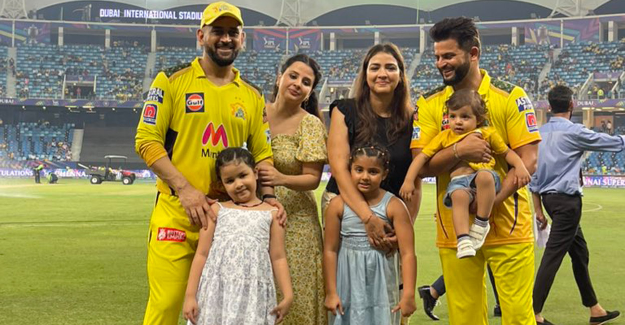 A night to remember for CSK family in Dubai. Photo