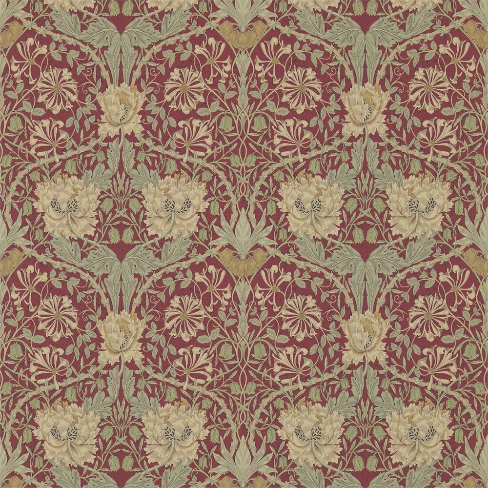 Morris and Co wallpaper Honeysuckle and Tulip 214700