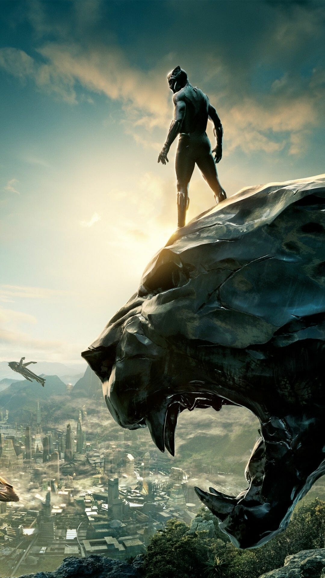 Black Panther 2018 4K Wallpaper / iPhone HD Wallpaper Background Download (png / jpg)