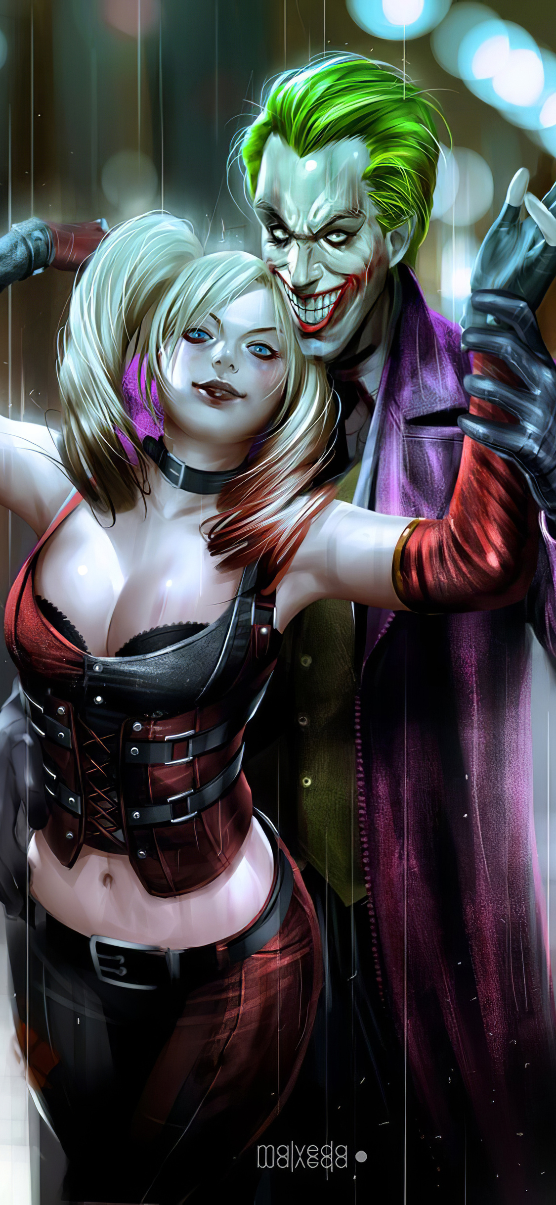 Joker Harley Quinn Artwork iPhone XS, iPhone iPhone X HD 4k Wallpaper, Image, Background, Photo and Picture