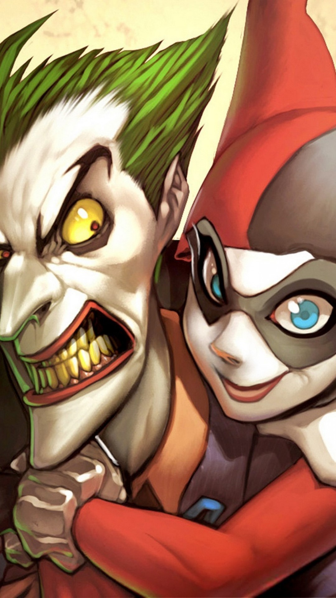 Harley Quinn, Joker, Card, Artwork, Dc Comics
