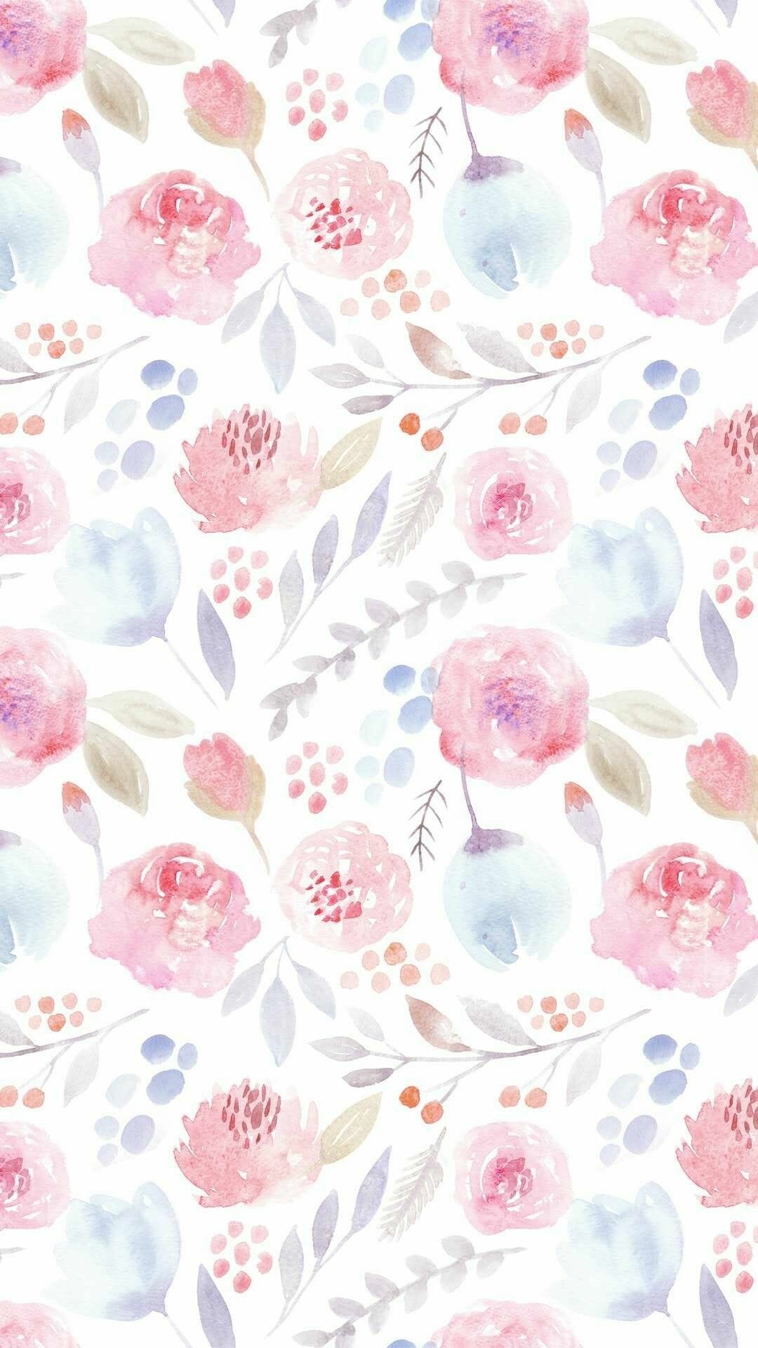 Watercolor flowers, iPhone, Desktop HD Background / Wallpaper (1080p, 4k) HD Wallpaper (Desktop Background / Android / iPhone) (1080p, 4k) (1080x1920) (2022)