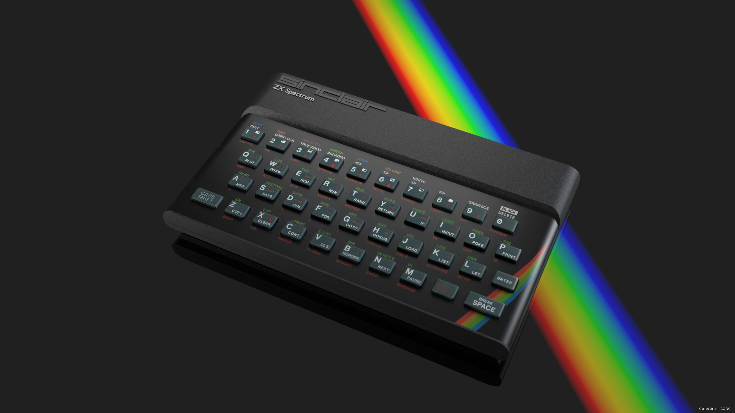 Zx Spectrum Keyboards Technology Wallpaper:2560x1440