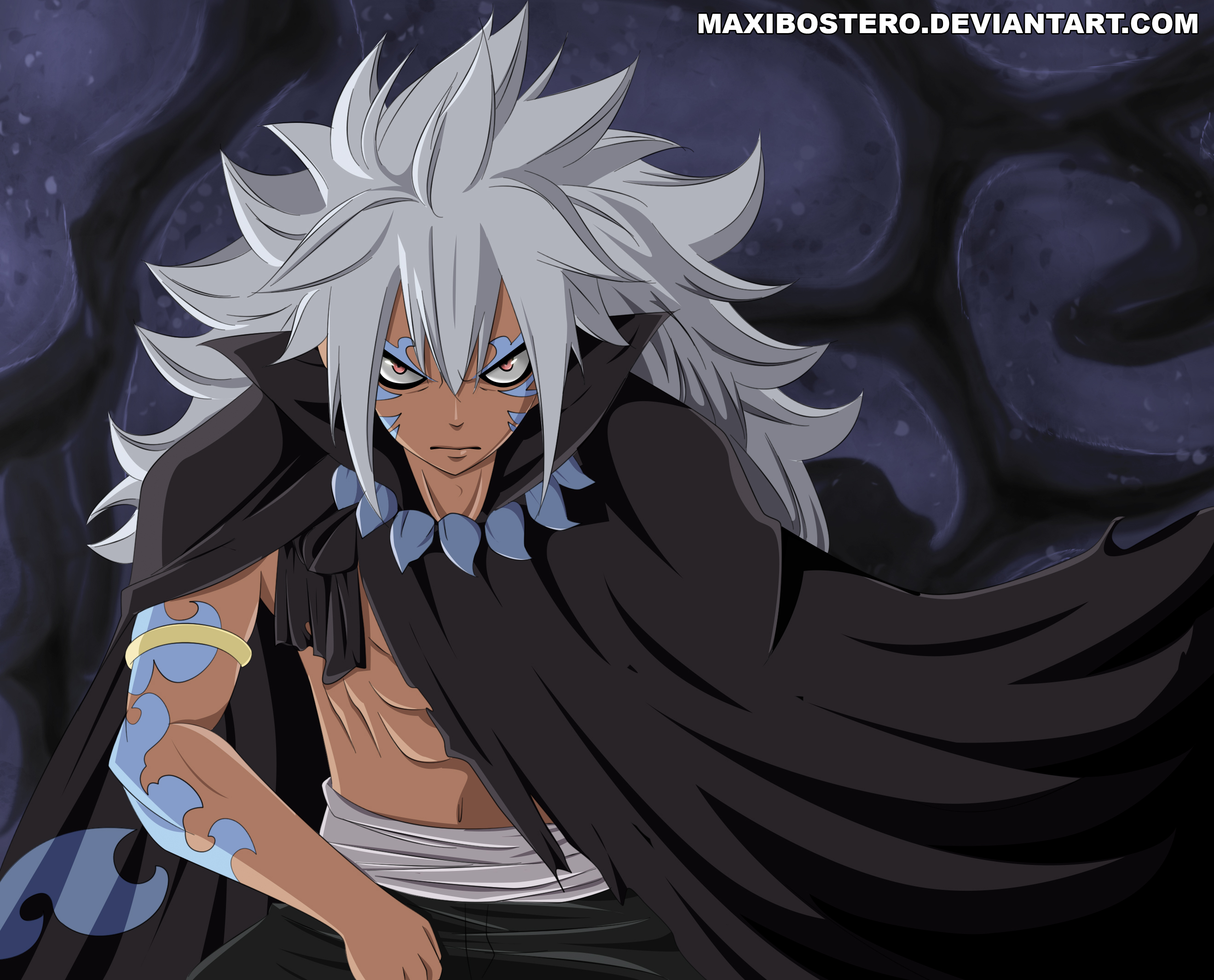 Fairy Tail 436 Acnologia Human Form by maxibostero. Daily Anime Art