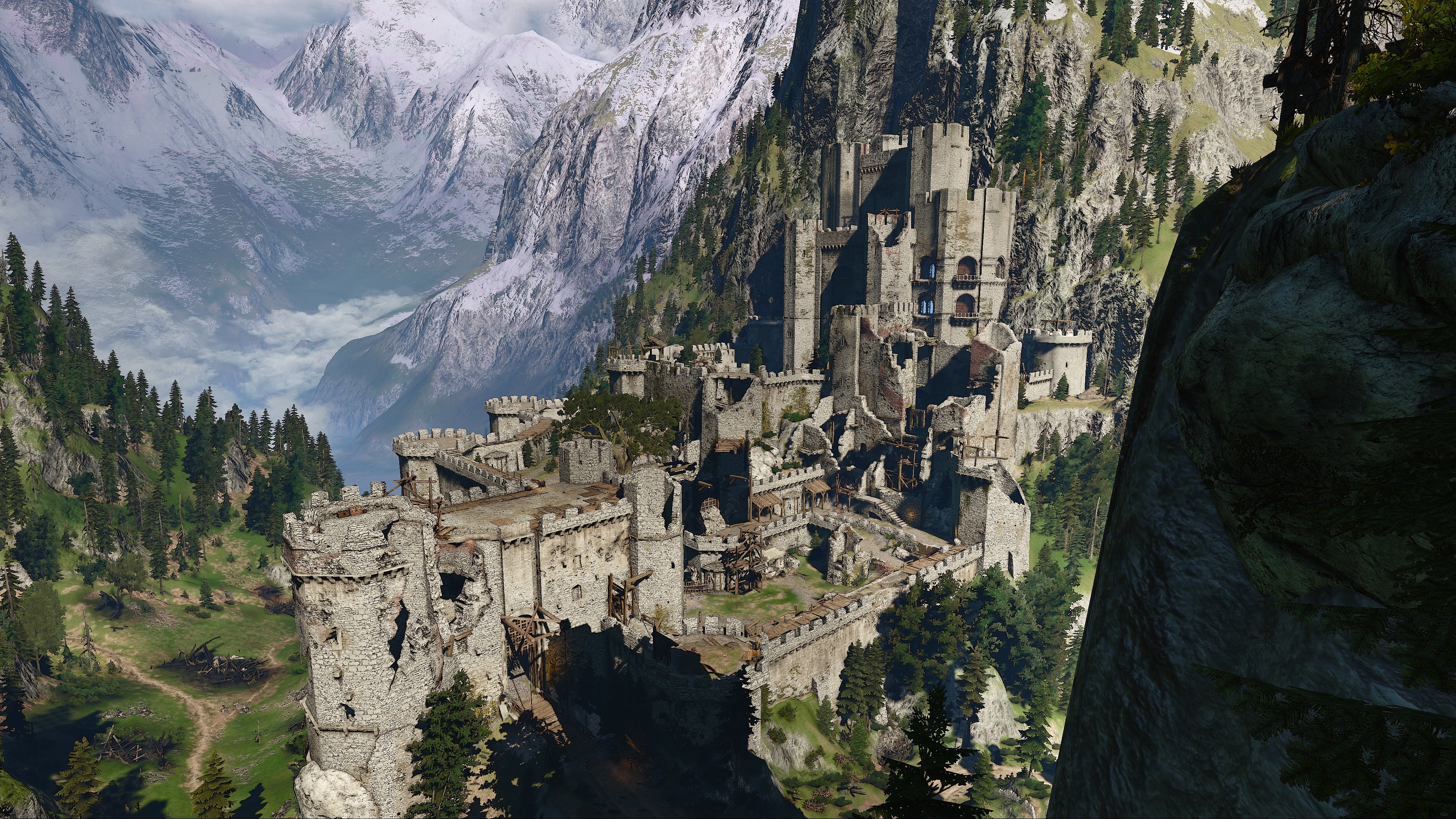 Kaer Morhen 4k Ultra HD Wallpaper