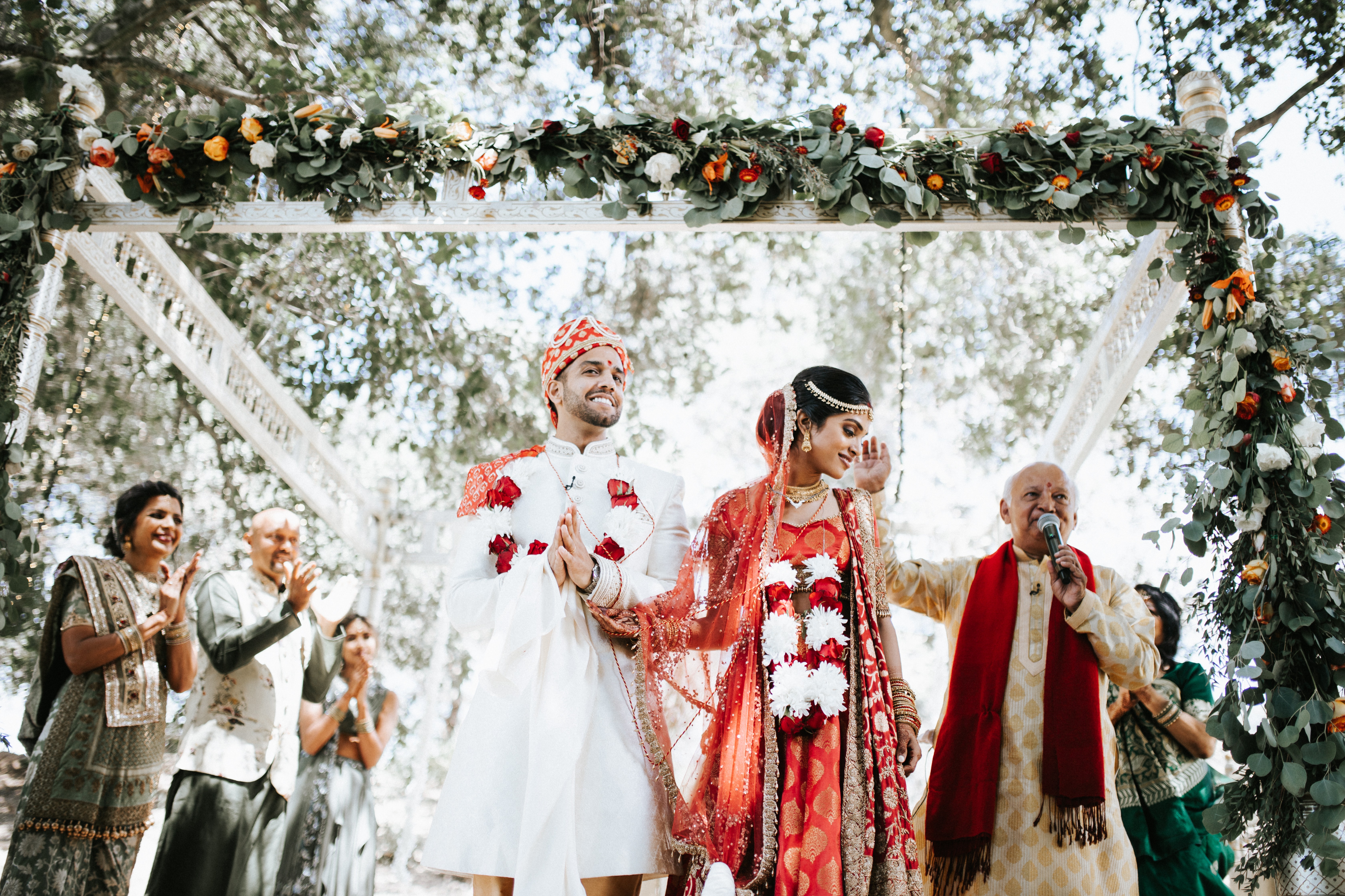 An Intimate Hindu Wedding Amid the Santa Monica Mountains