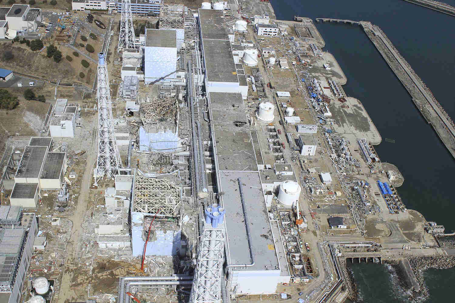 Fukushima Daiichi Nuclear Plant Hi Res Photo