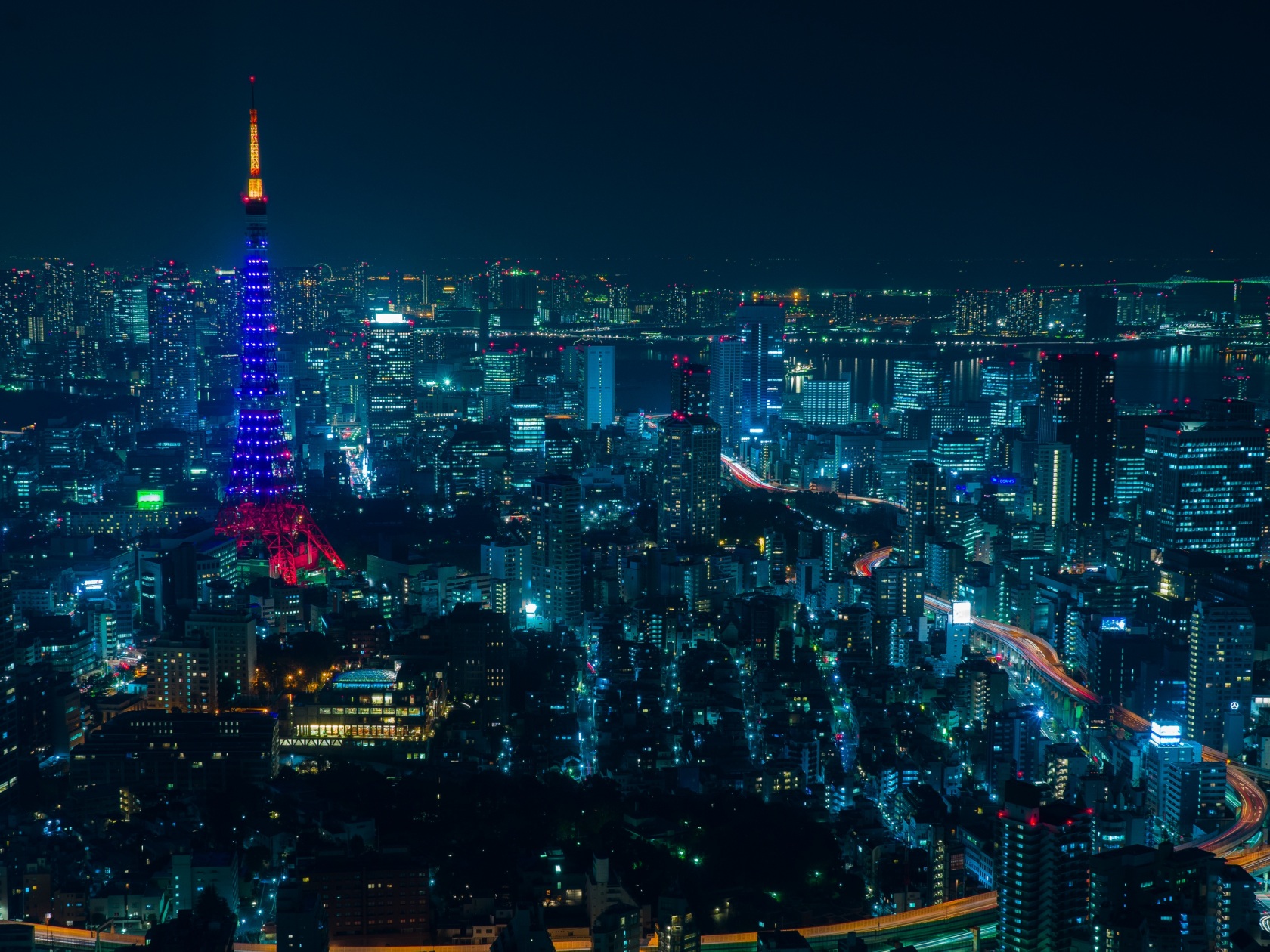 Wallpaper 4k tokyo, night city, skyscrapers 4k Wallpaper