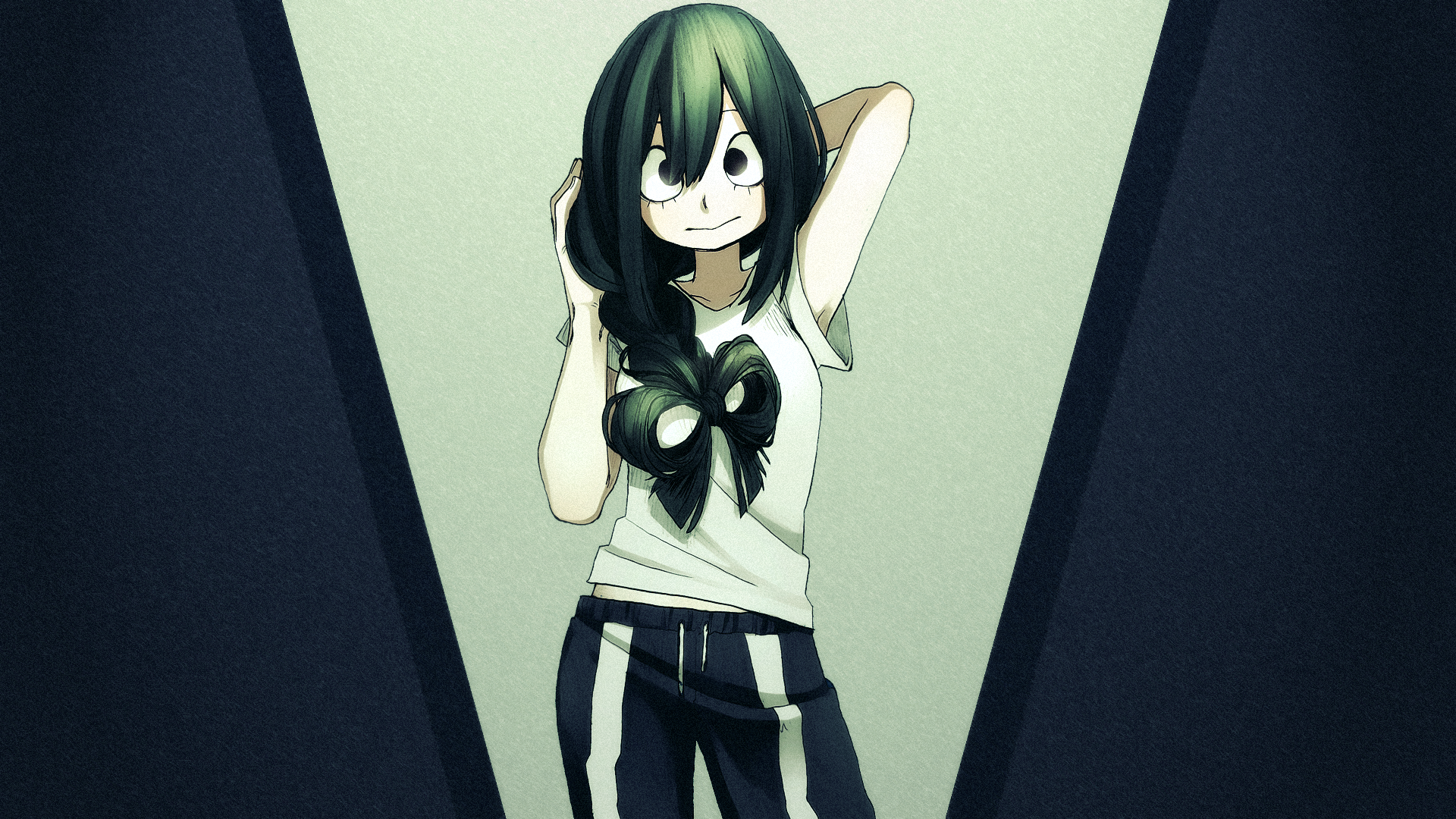 Desktop Wallpaper Tsuyu Asui, Boku No Hero Academia, My Hero Academia, Anime Girl, HD Image, Picture, Background, Vfd0y1