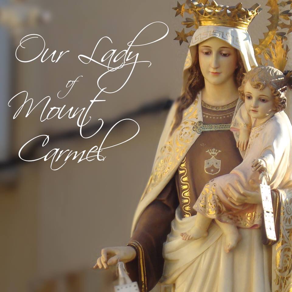 Vocation_Benedictine Feast Day of Our Lady of Mt. Carmel! May she continue to intercede for us! #OurLadyofMountCarmel